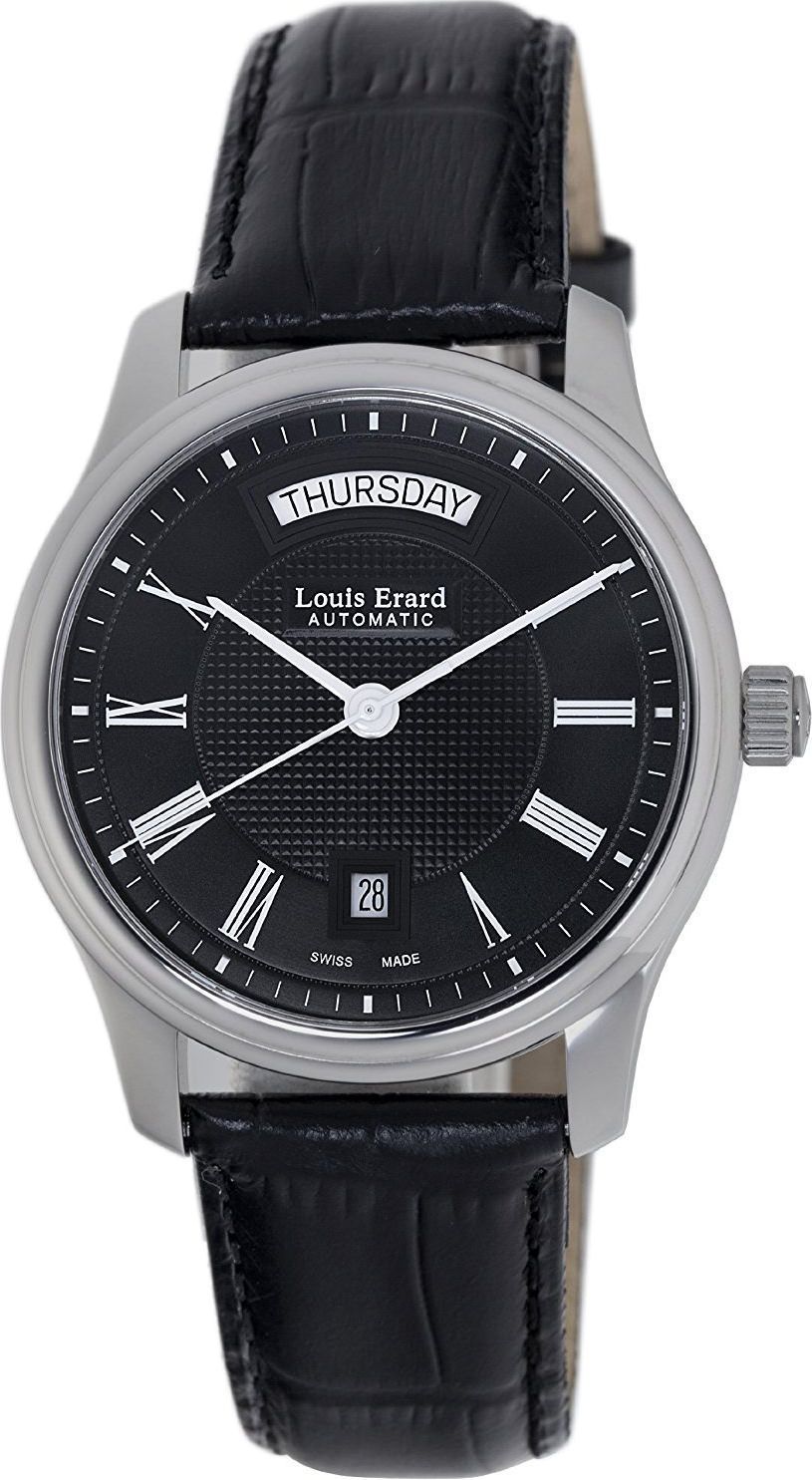 Louis Erard Heritage  Silver Dial 34 mm Automatic Watch For Men - 1