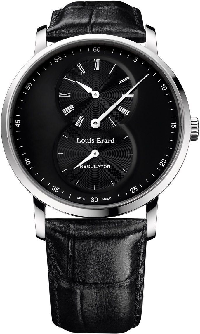 Louis Erard Excellence  Black Dial 40 mm Manual Winding Watch For Men - 1