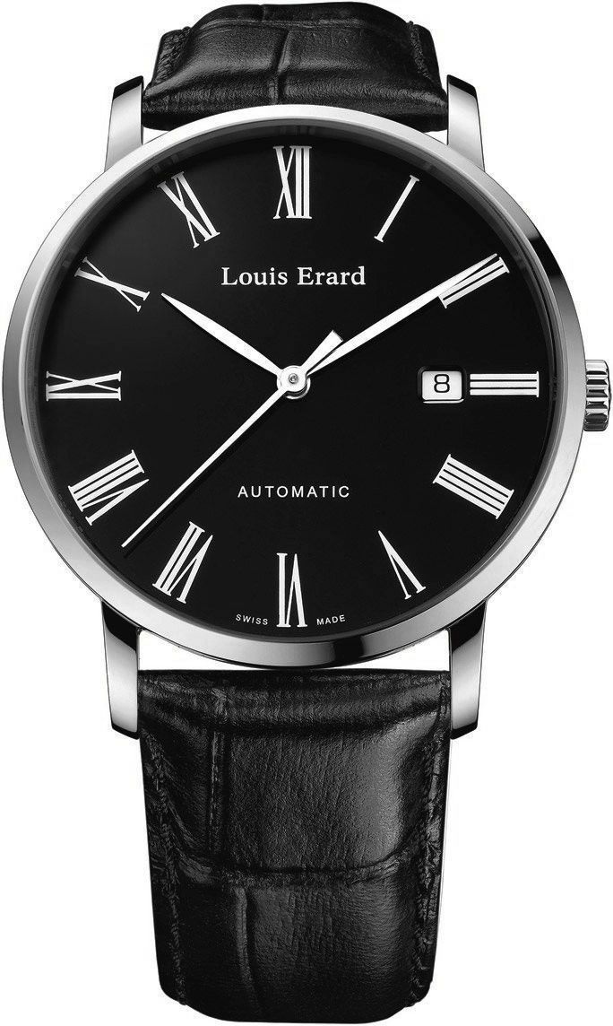 Louis Erard Excellence  Black Dial 40 mm Automatic Watch For Men - 1