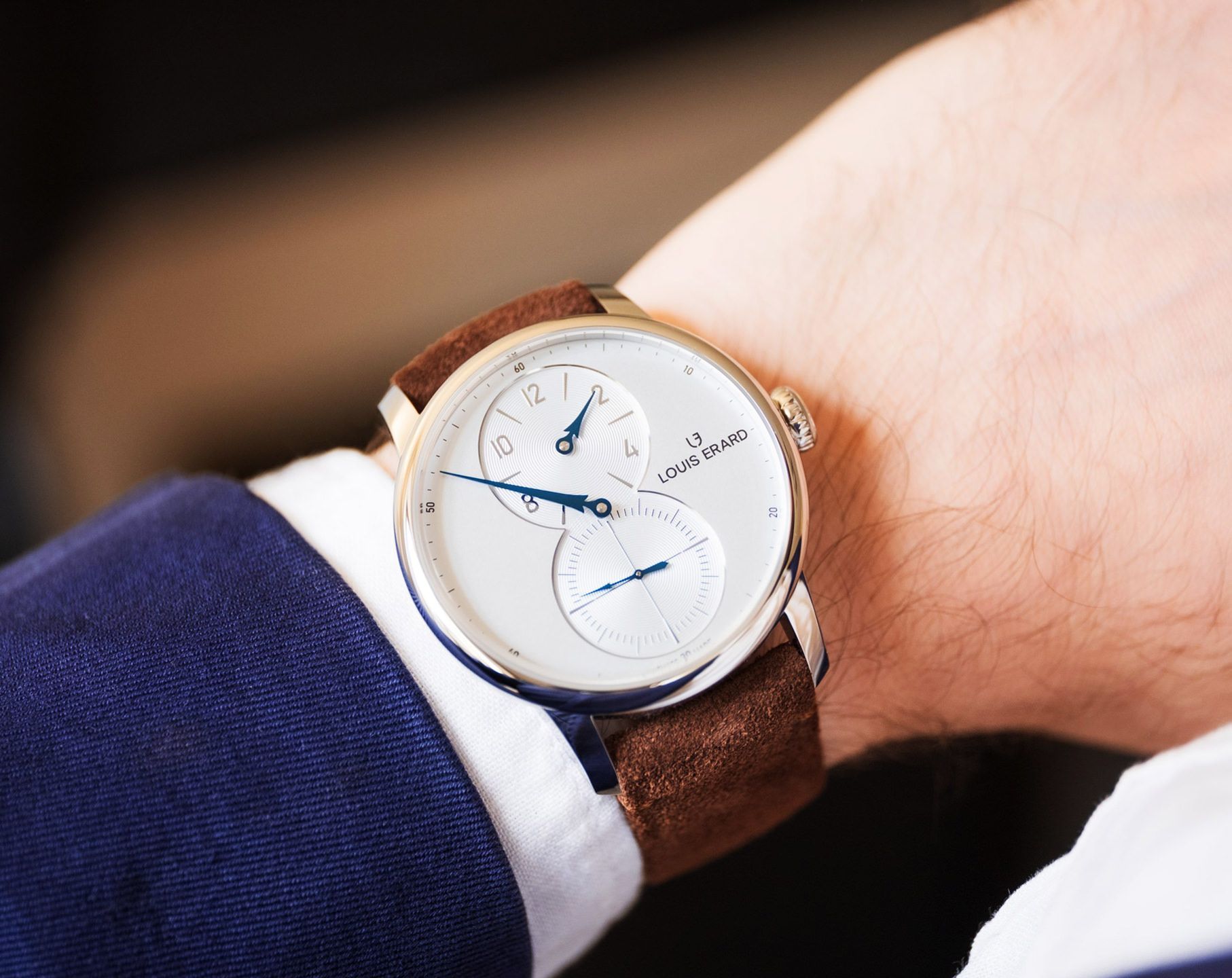 Louis Erard  42 mm Watch in Silver Dial For Unisex - 6