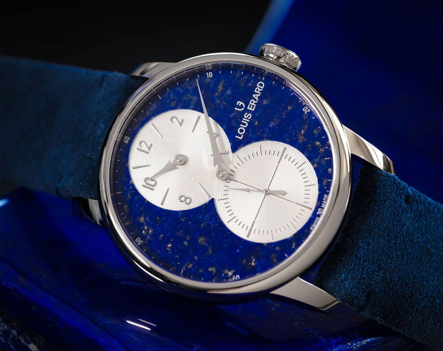 Louis Erard Excellence  Blue Dial 42 mm Automatic Watch For Unisex - 3