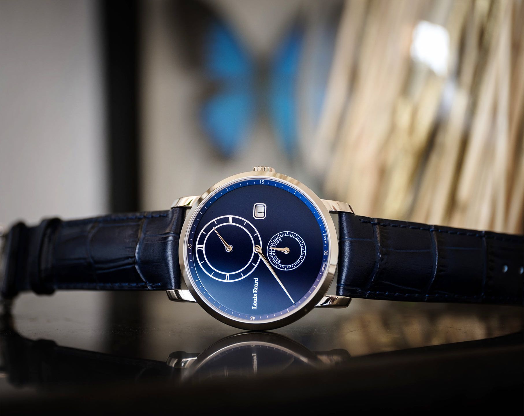 Louis Erard  42 mm Watch in Blue Dial For Unisex - 3