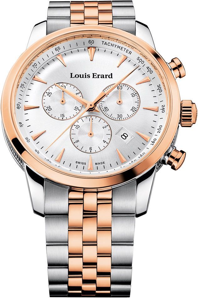 Louis Erard  42 mm Watch in Silver Dial For Men - 1