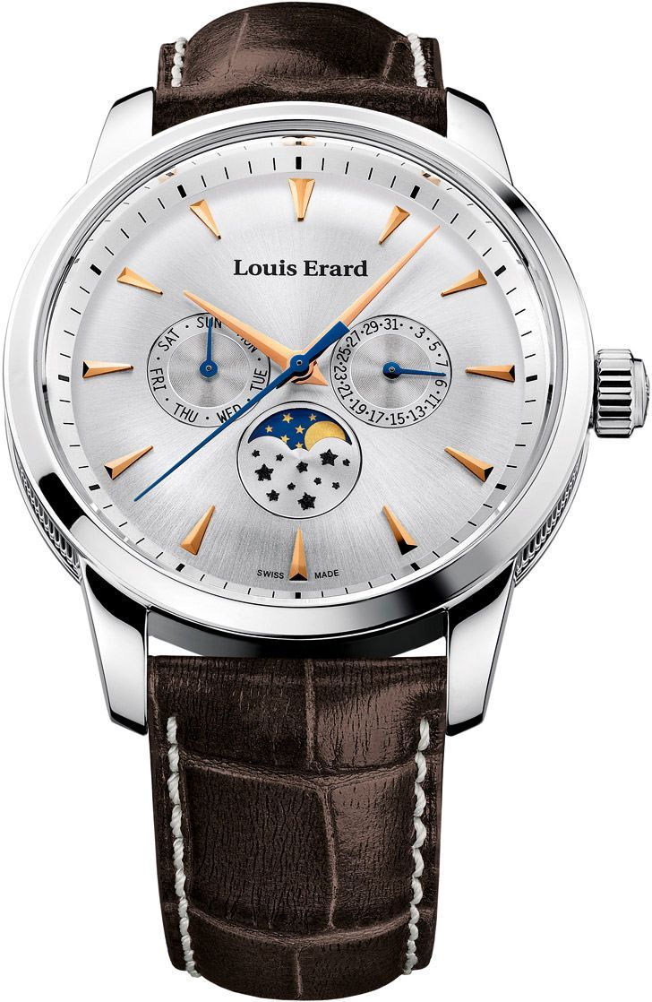Louis Erard  42 mm Watch in Silver Dial For Men - 1