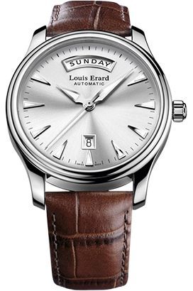 Louis Erard  41 mm Watch in Silver Dial For Men - 1