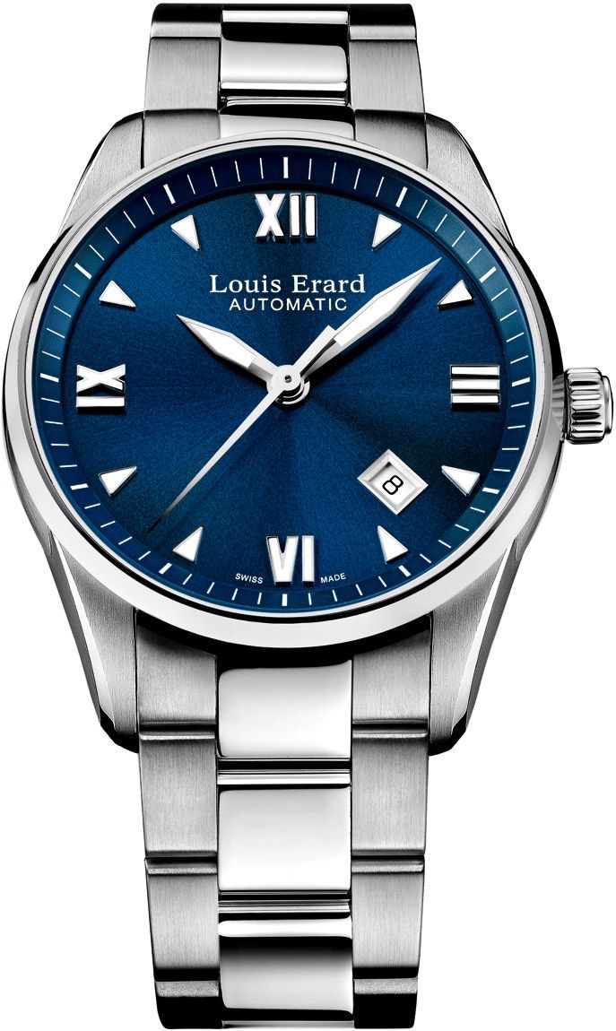 Louis Erard Heritage  Blue Dial 40 mm Automatic Watch For Men - 1