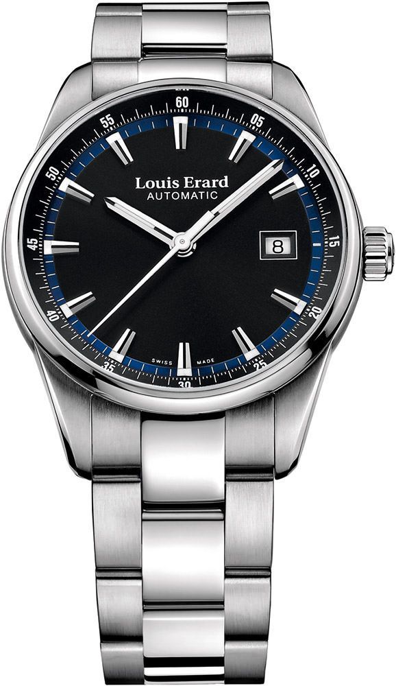 Louis Erard Heritage  Black Dial 40 mm Automatic Watch For Men - 1