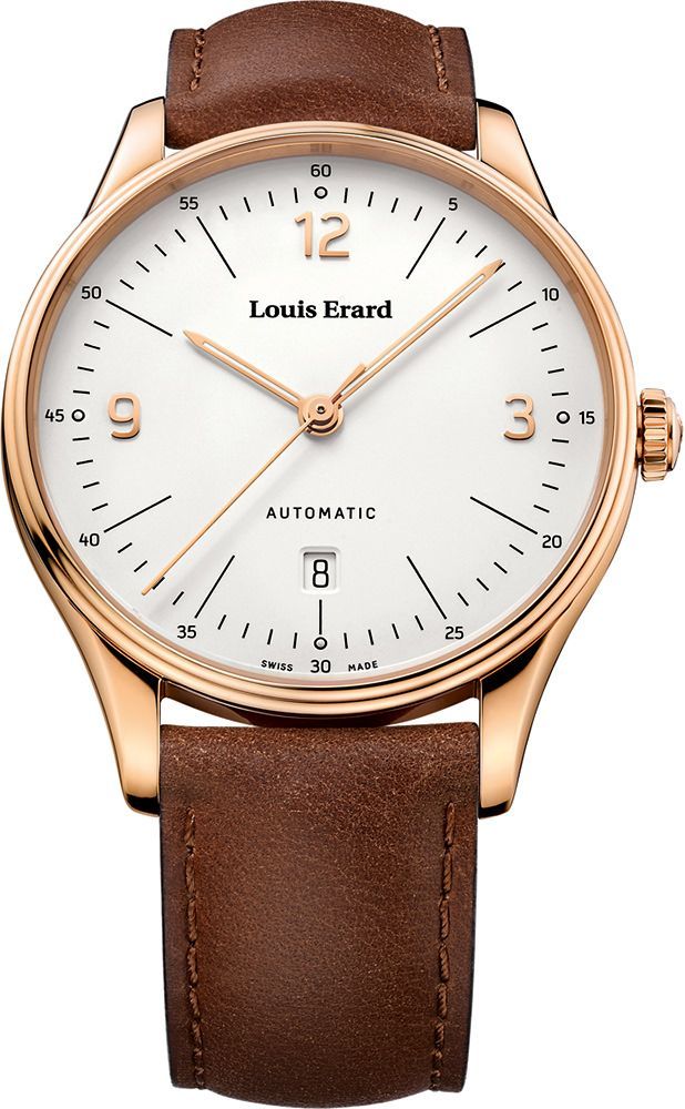Louis Erard Heritage  White Dial 41 mm Automatic Watch For Men - 1