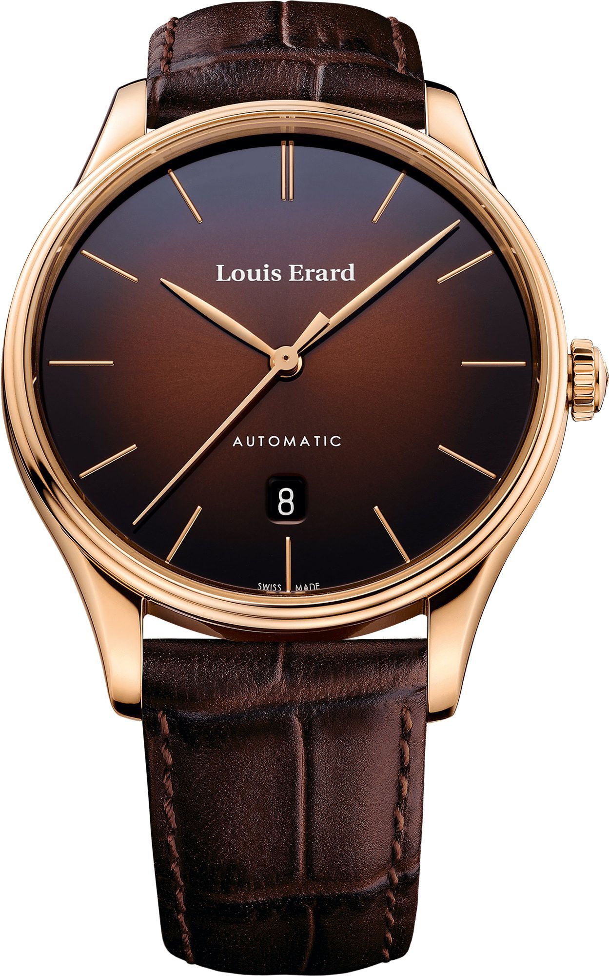 Louis Erard  41 mm Watch in Brown Dial For Unisex - 1
