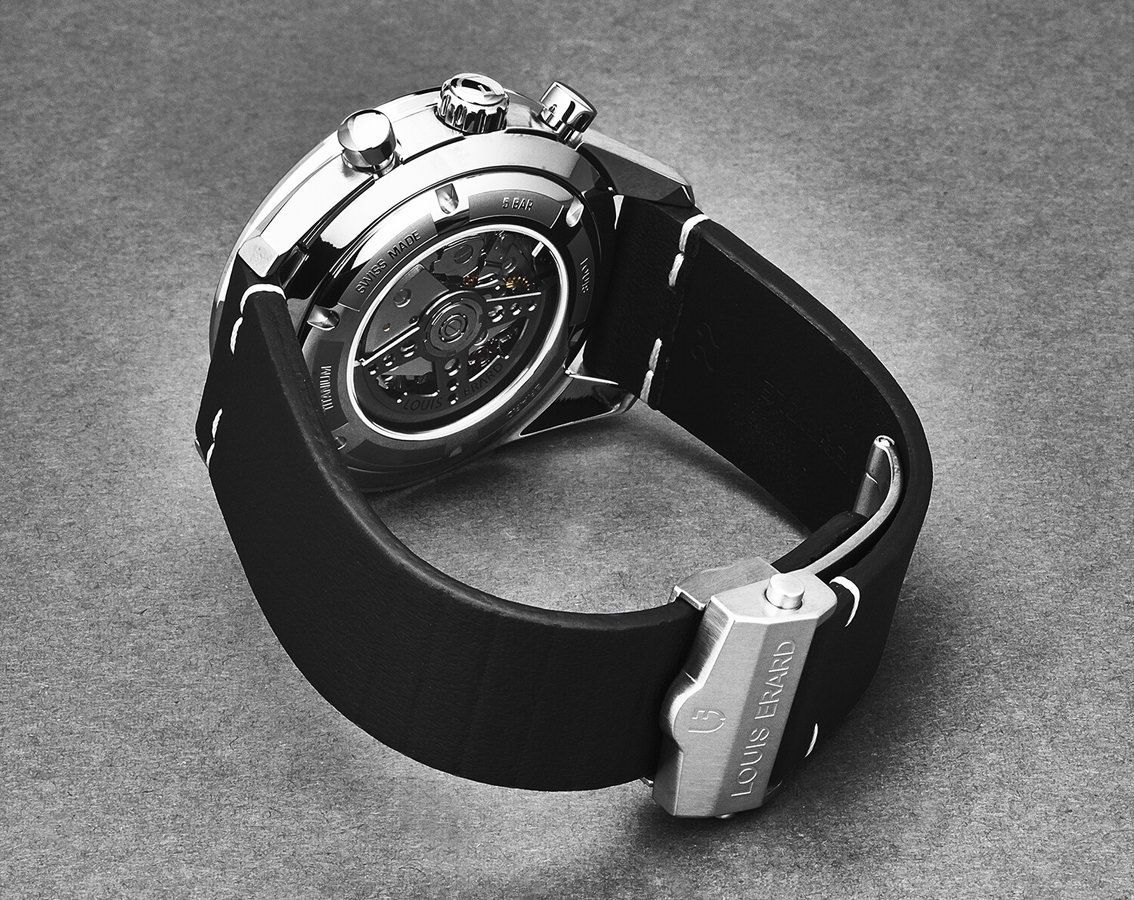 Louis Erard 2300 Titanium Grey Dial 44 mm Automatic Watch For Men - 8
