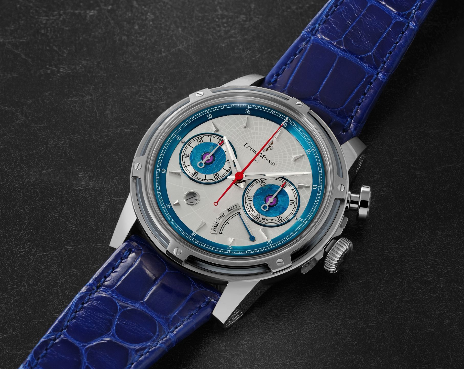 Louis Moinet Cosmic Art Space One Grey Dial 46 mm Automatic Watch For Men - 4