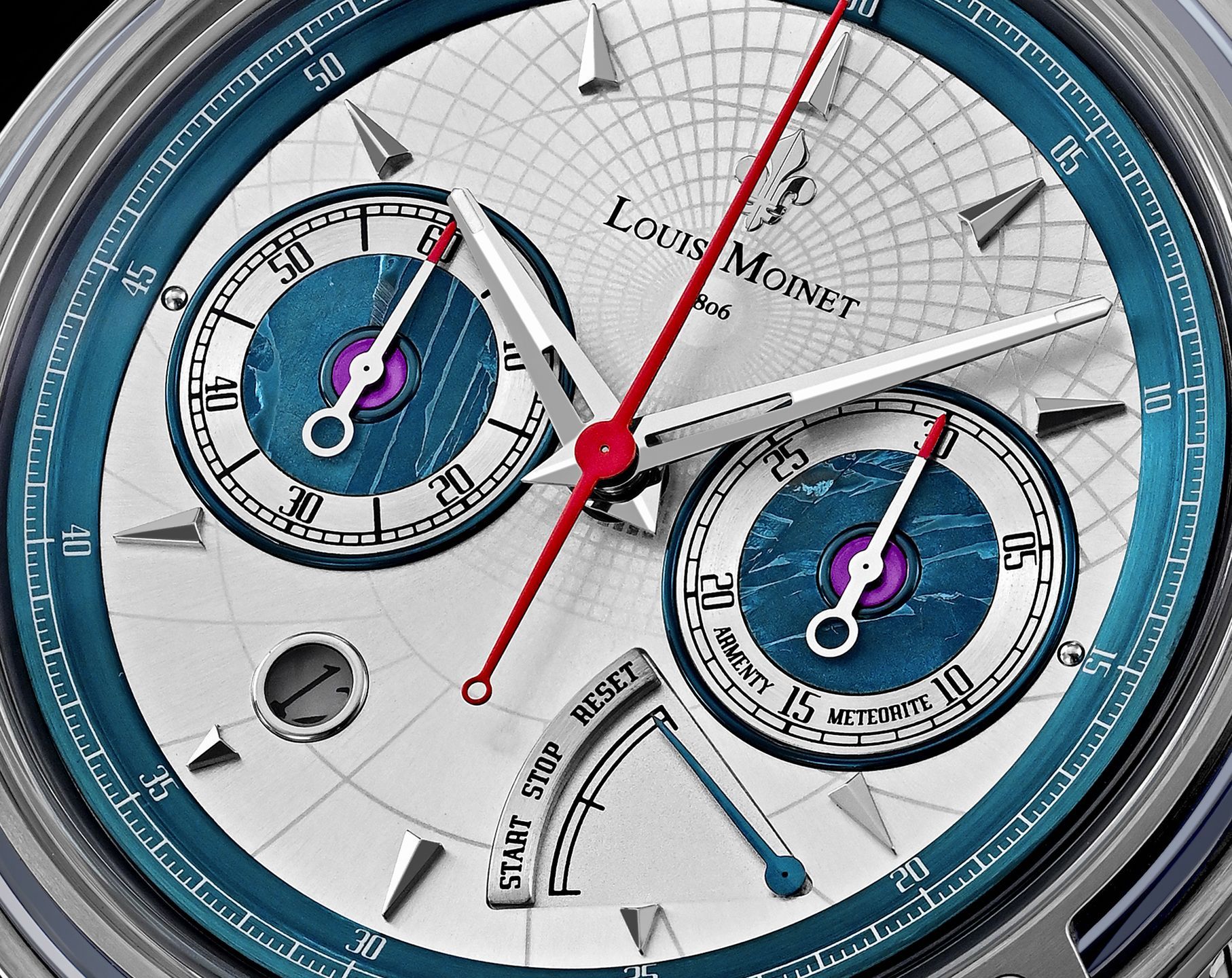 Louis Moinet Cosmic Art Space One Grey Dial 46 mm Automatic Watch For Men - 5