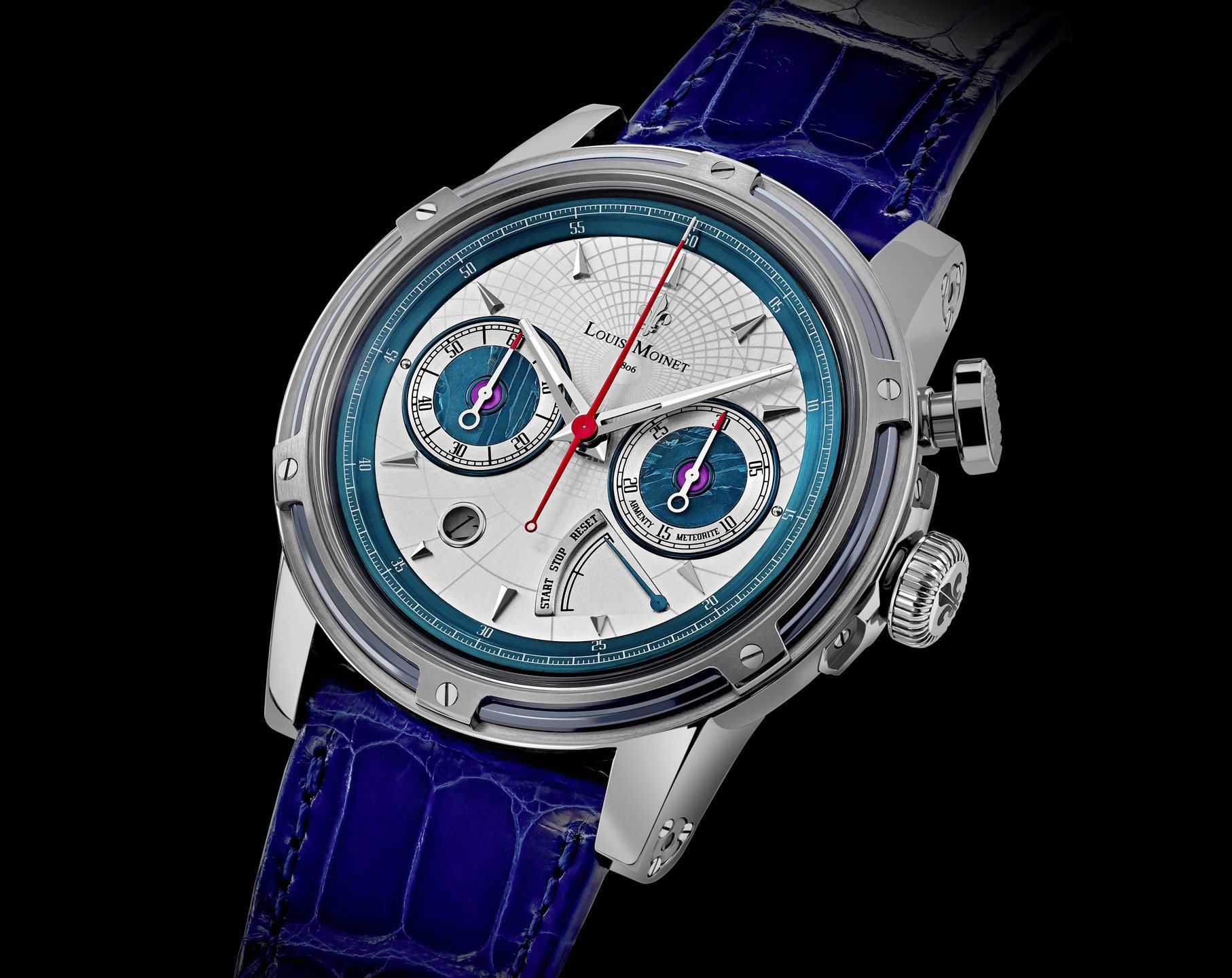 Louis Moinet Cosmic Art Space One Grey Dial 46 mm Automatic Watch For Men - 6