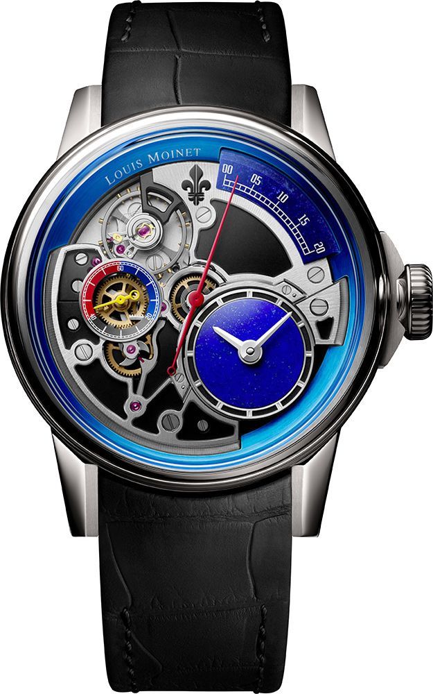 Louis Moinet Mechanical Wonders Tempograph Neo Skeleton Dial 44 mm Automatic Watch For Men - 1