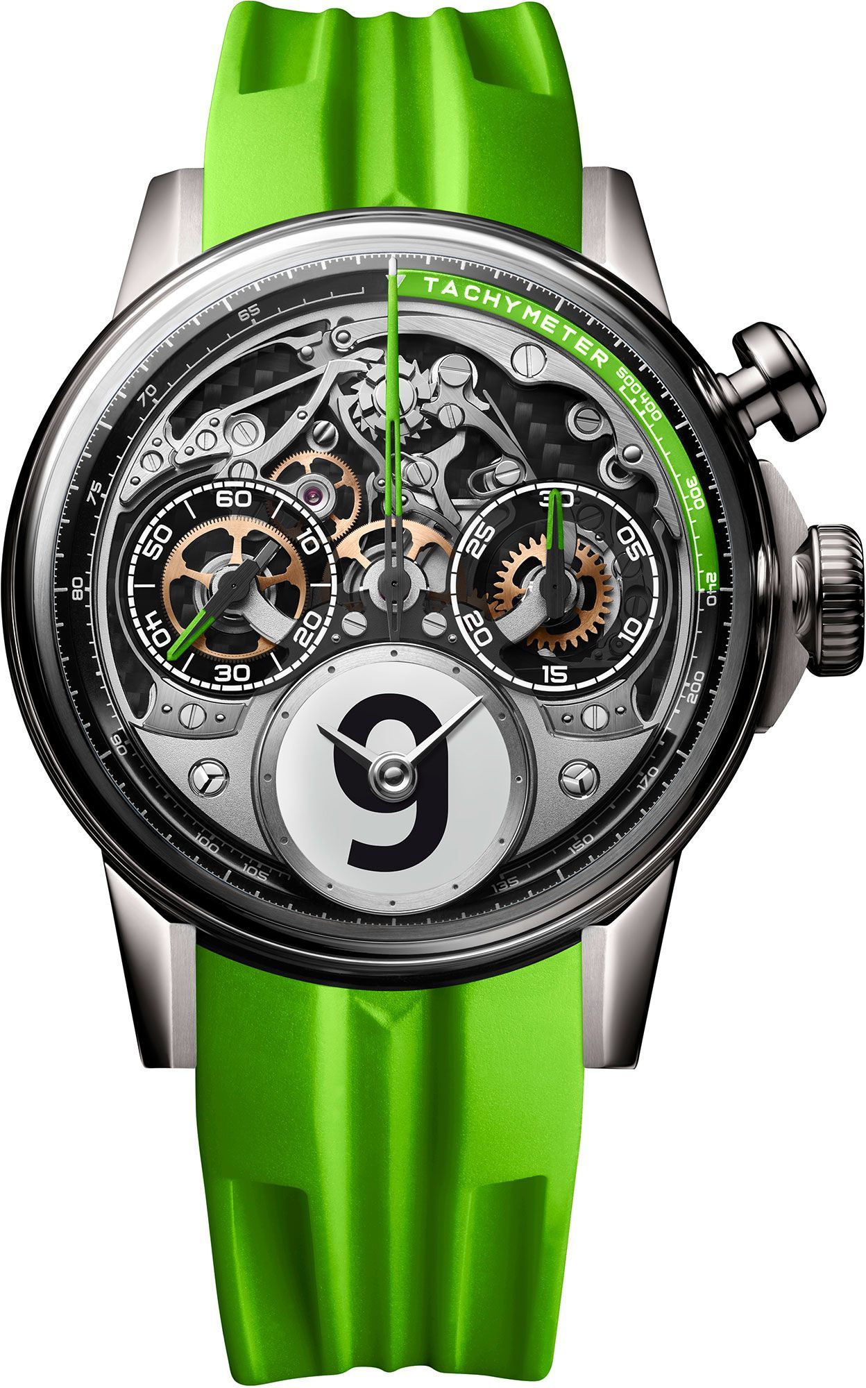 Louis Moinet Mechanical Wonders Time to Race Skeleton Dial 40.7 mm Automatic Watch For Men - 1