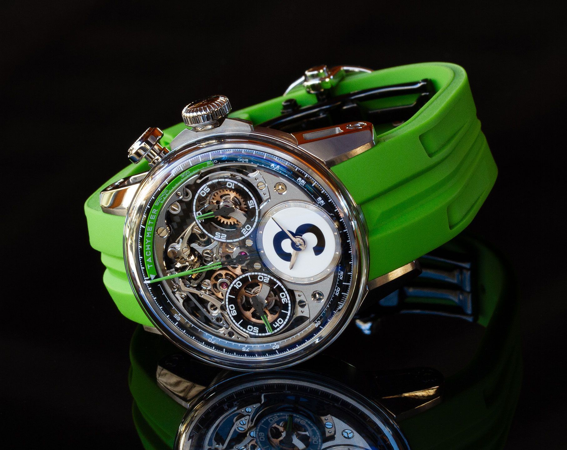 Louis Moinet Mechanical Wonders Time to Race Skeleton Dial 40.7 mm Automatic Watch For Men - 5