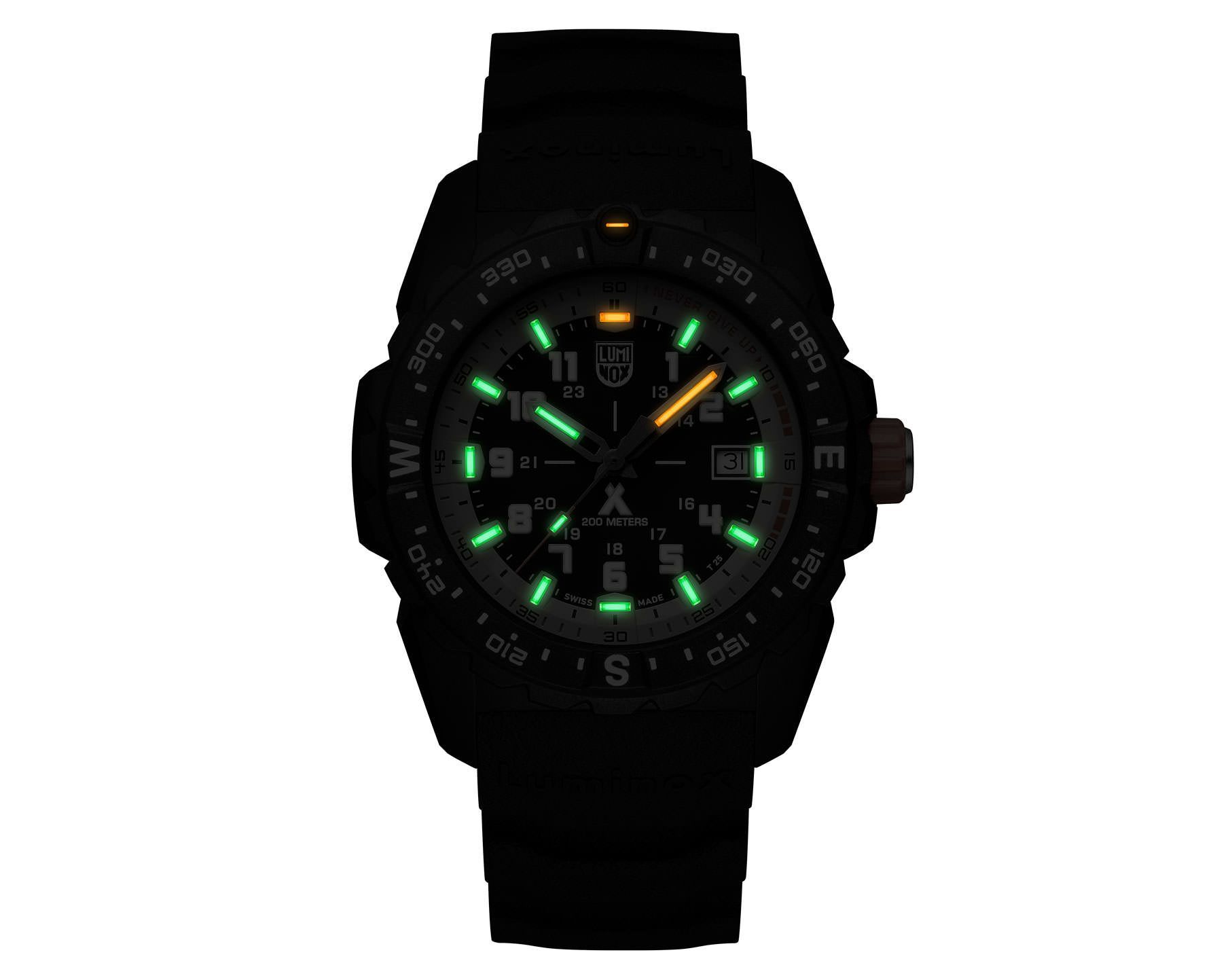 Luminox Bear Grylls Survival  Black & Beige Dial 43 mm Quartz Watch For Men - 2