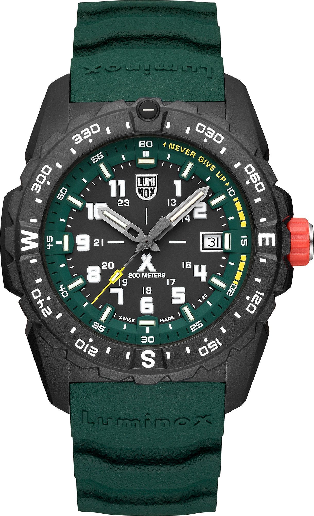 Luminox Bear Grylls Survival  Black & Green Dial 43 mm Quartz Watch For Men - 1