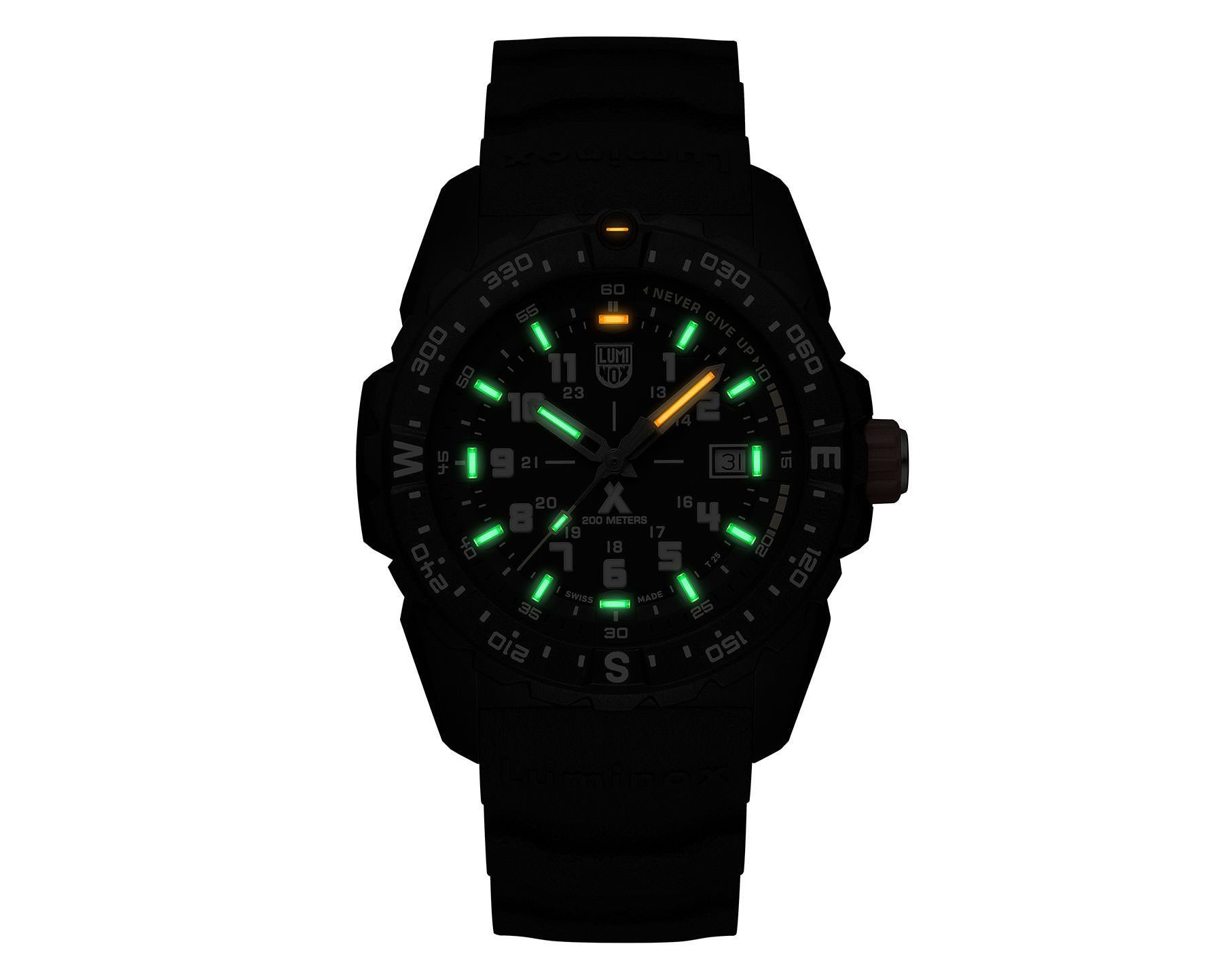 Luminox Bear Grylls Survival  Black & Green Dial 43 mm Quartz Watch For Men - 2