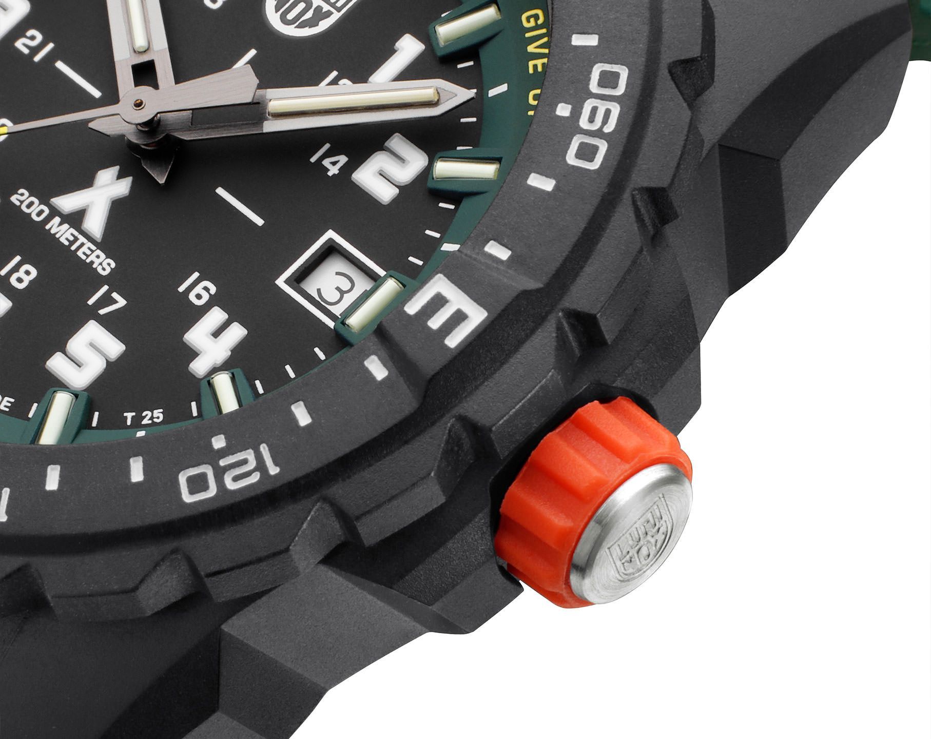 Luminox Bear Grylls Survival  Black & Green Dial 43 mm Quartz Watch For Men - 4