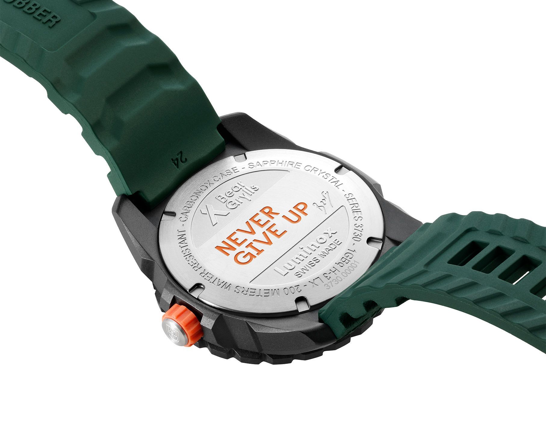 Luminox Bear Grylls Survival  Black & Green Dial 43 mm Quartz Watch For Men - 7