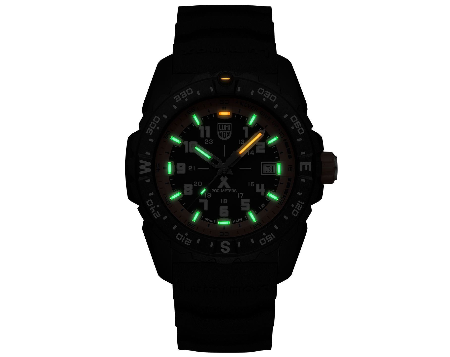 Luminox Bear Grylls Survival  Black & Orange Dial 43 mm Quartz Watch For Men - 2