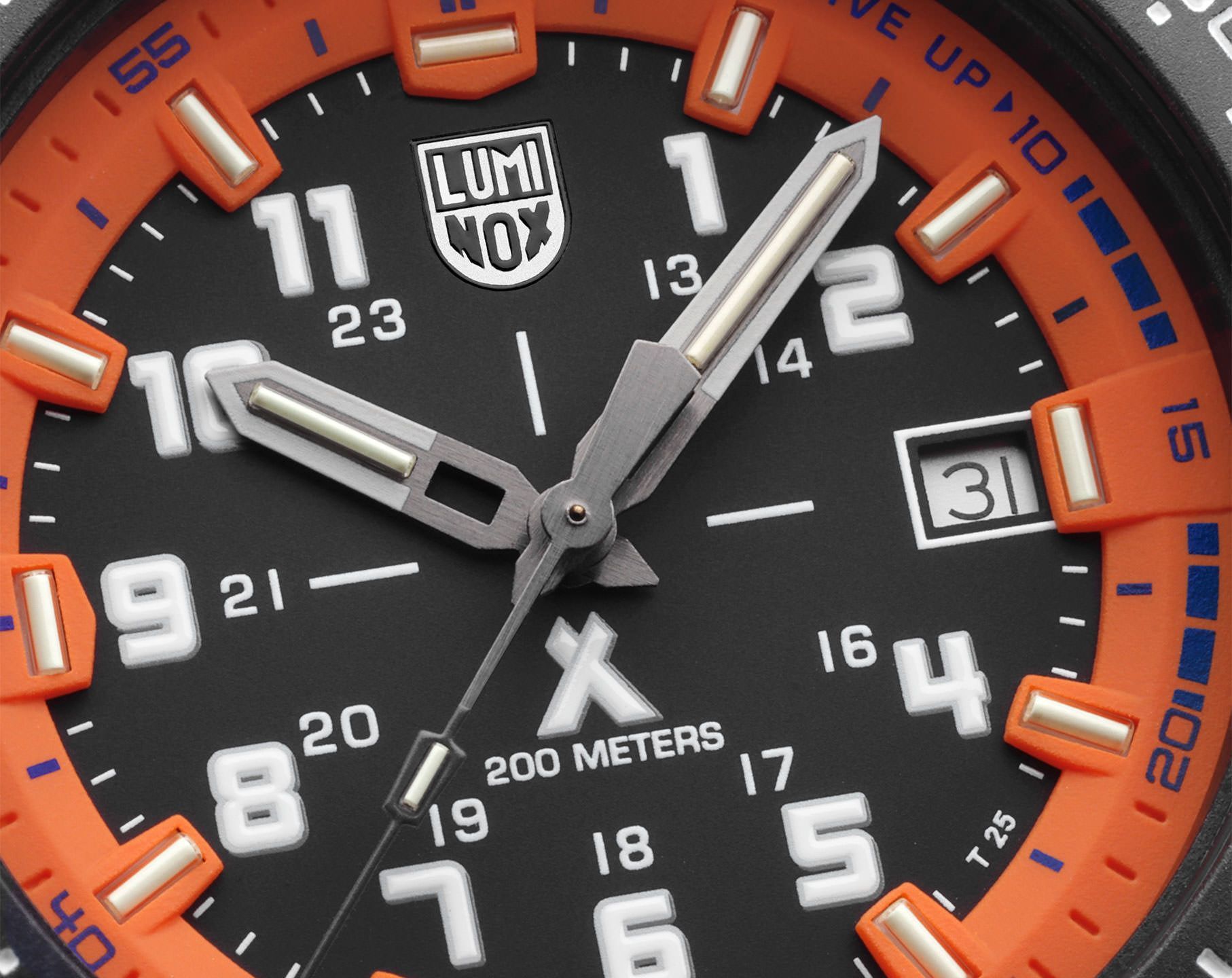 Luminox Bear Grylls Survival  Black & Orange Dial 43 mm Quartz Watch For Men - 3