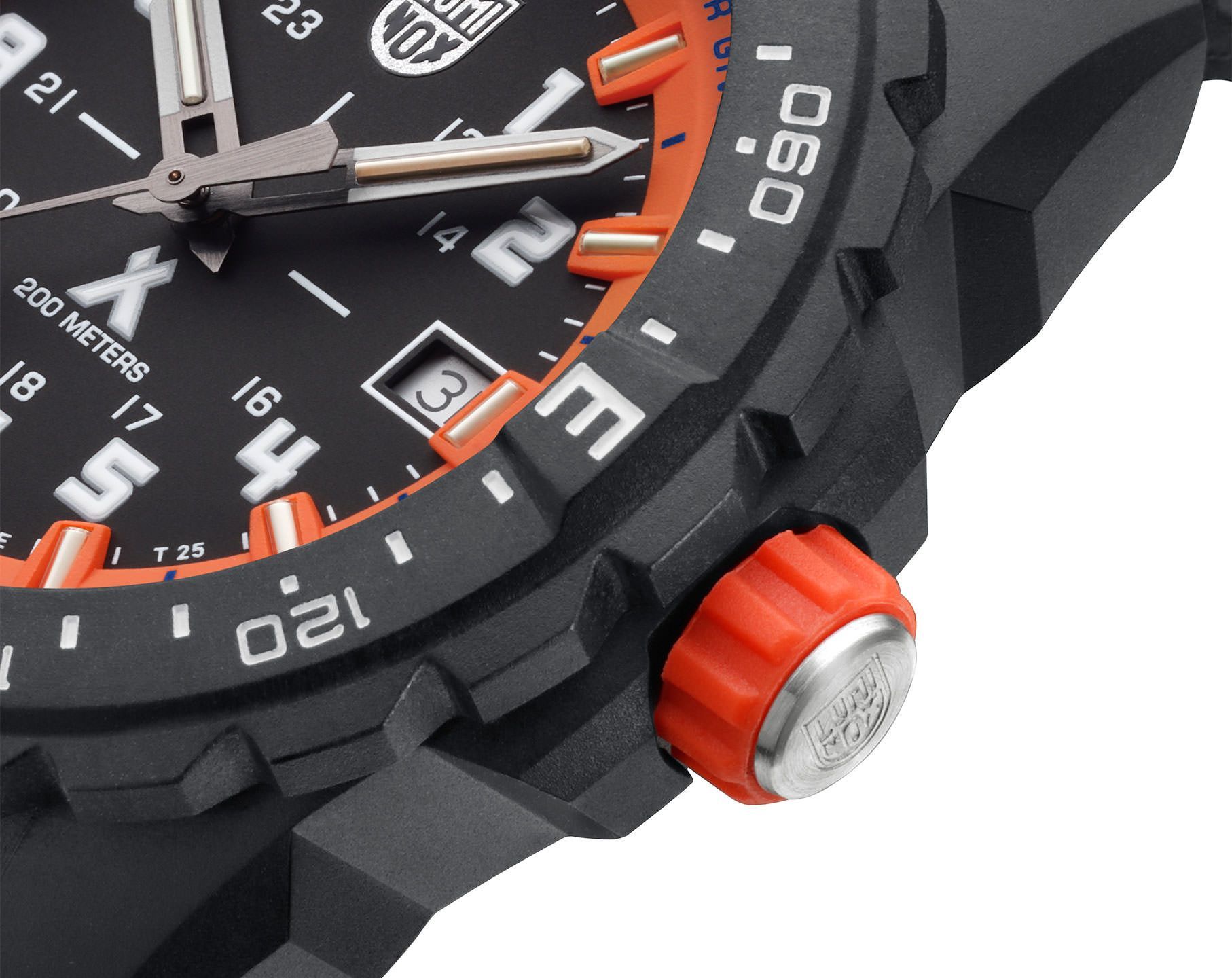 Luminox Bear Grylls Survival  Black & Orange Dial 43 mm Quartz Watch For Men - 7