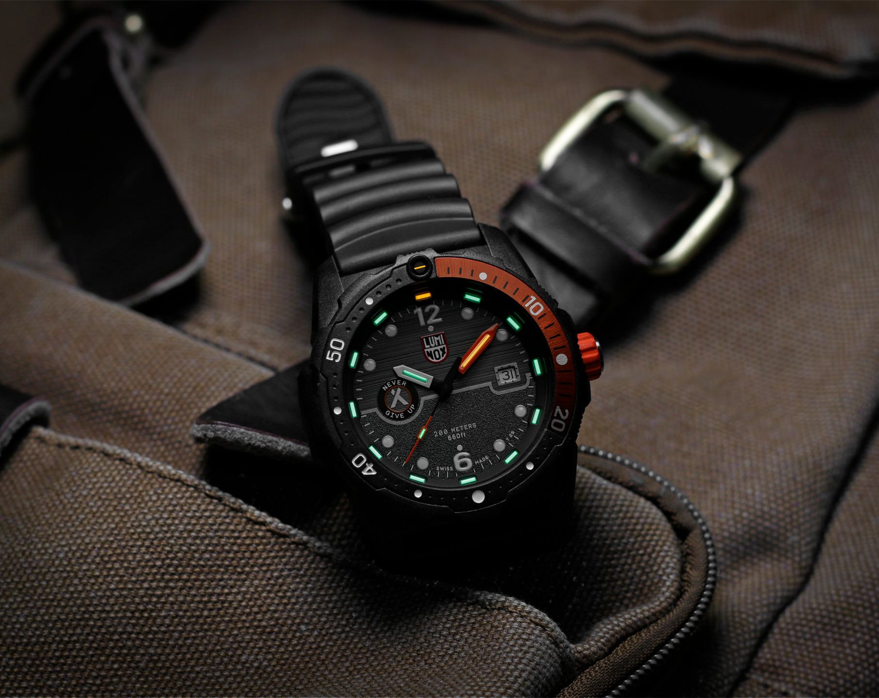Luminox Bear Grylls Survival  Black Dial 42 mm Quartz Watch For Men - 5