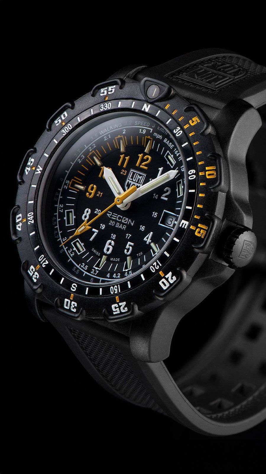 Luminox Heritage 45 mm Watch in Black Dial