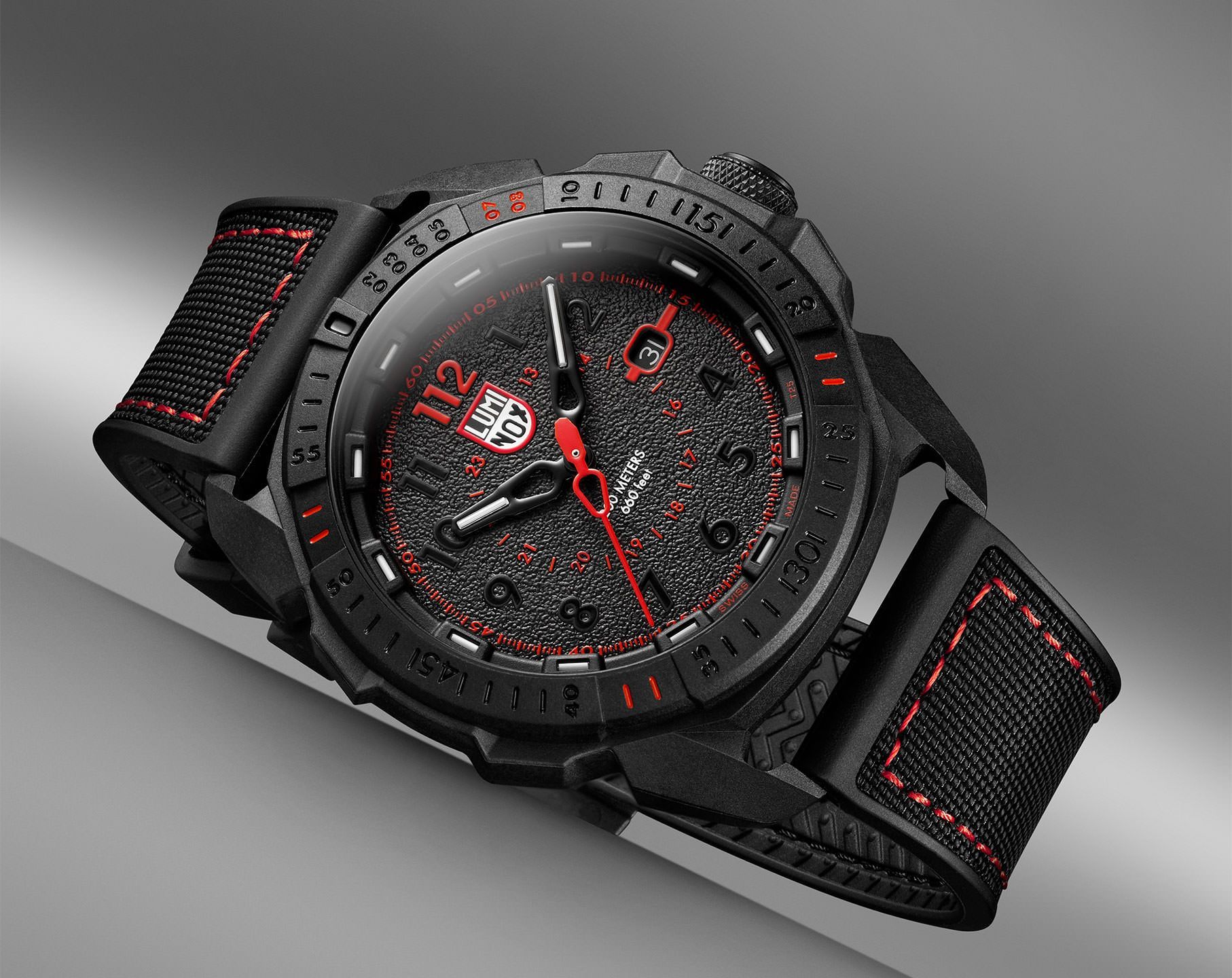 Luminox ICE SAR ARCTIC 46 mm Watch in Black Dial