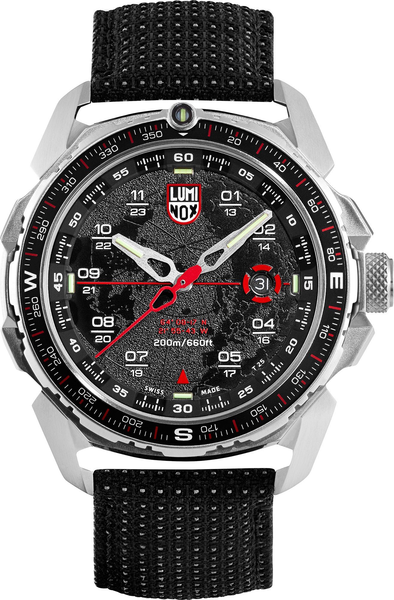 Luminox ICE-SAR ARCTIC  Black Dial 46 mm Quartz Watch For Men - 1