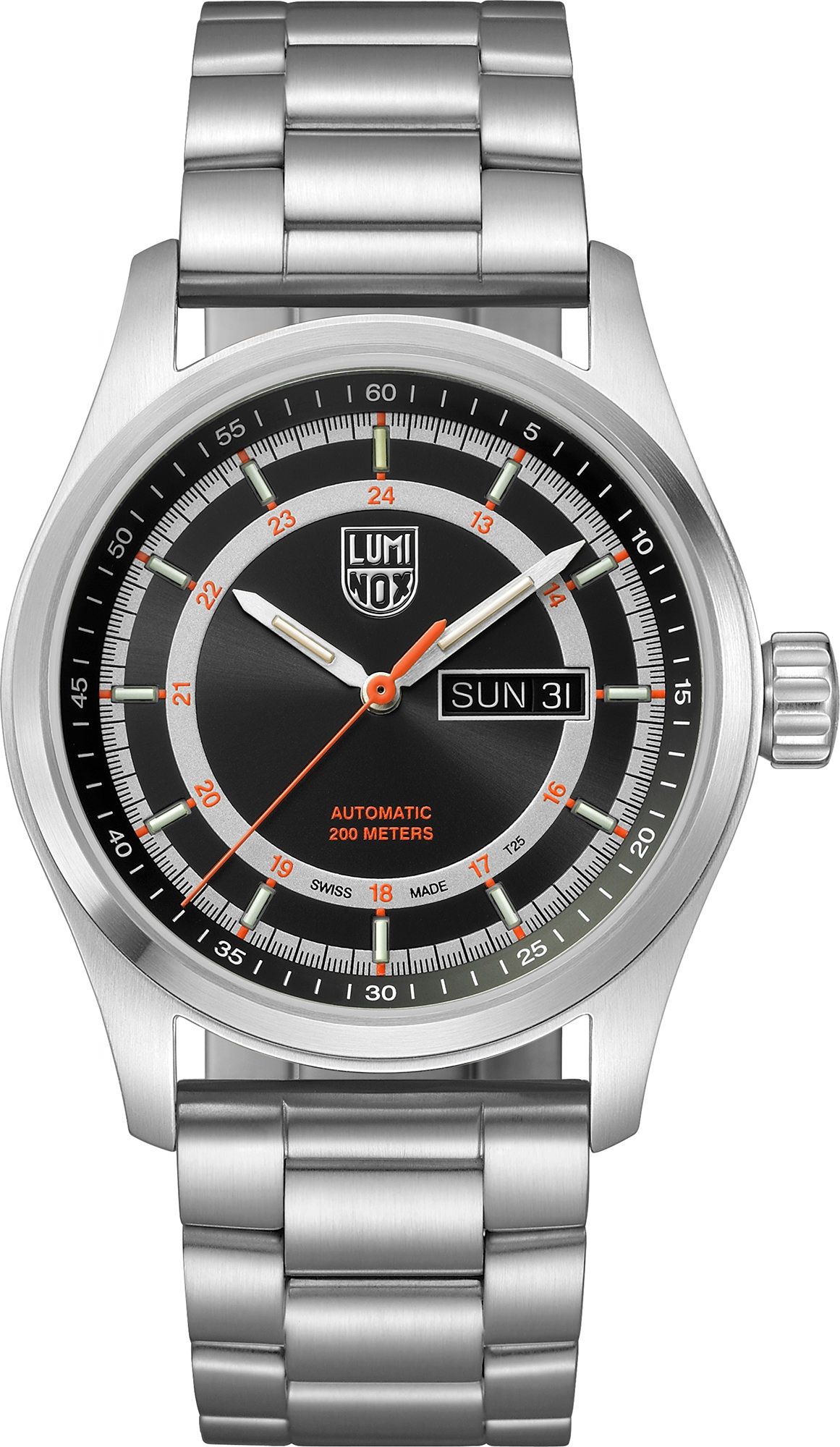 Luminox Atacama Field Automatic Men Watches in Round case Black Dial