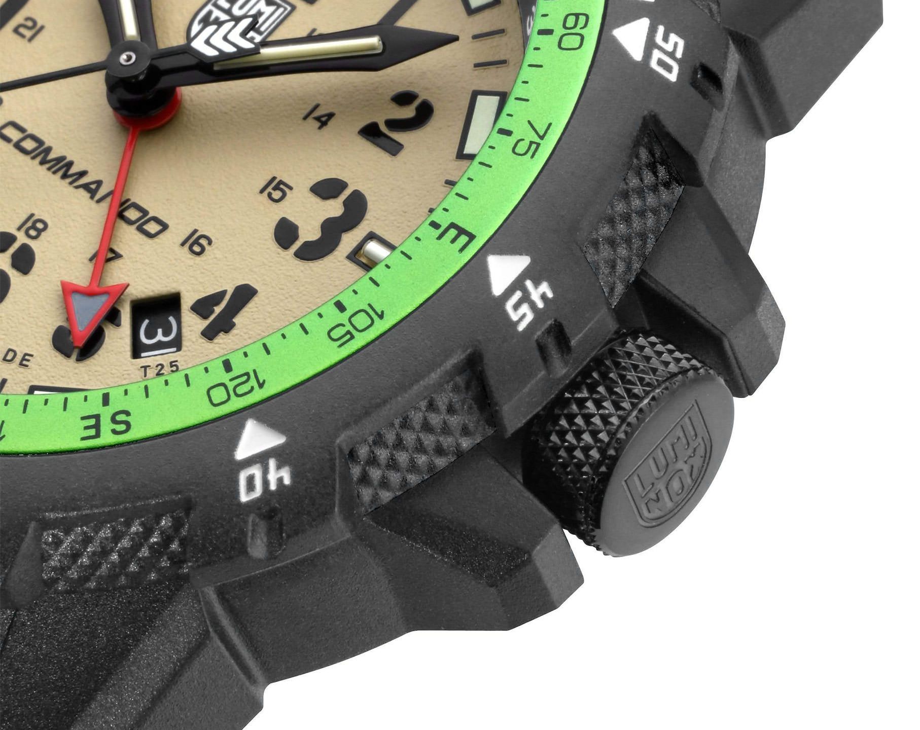 Luminox Commando  Yellow Dial 46 mm Quartz Watch For Men - 5