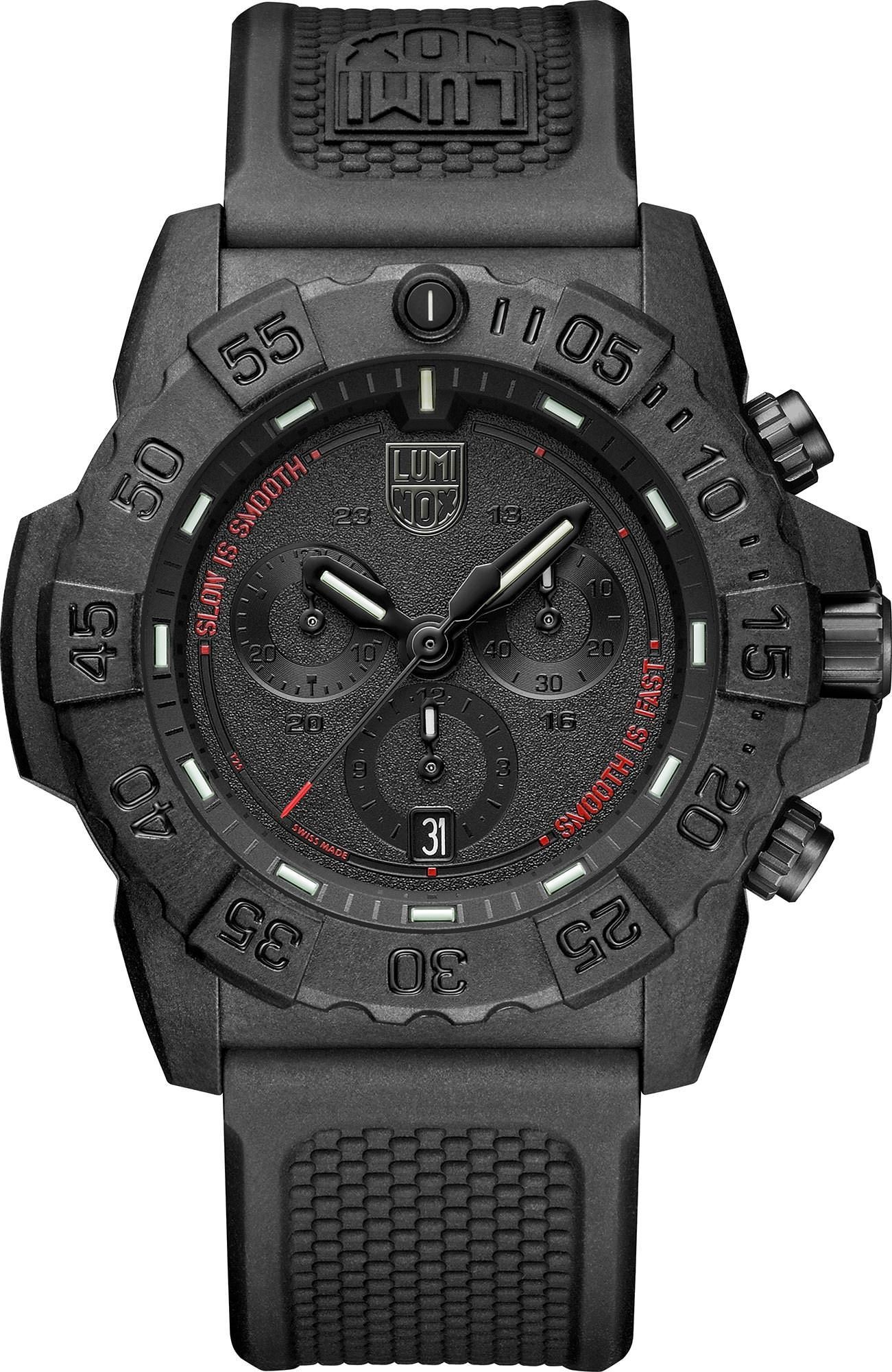 Luminox Navy SEAL  Black Dial 45 mm Quartz Watch For Men - 1