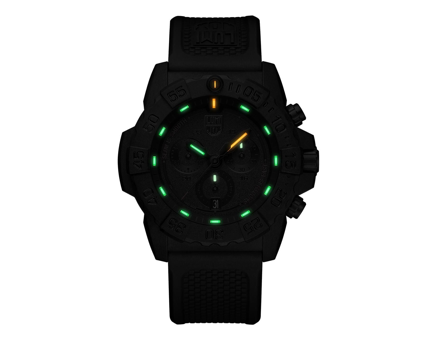 Luminox Navy SEAL  Black Dial 45 mm Quartz Watch For Men - 2