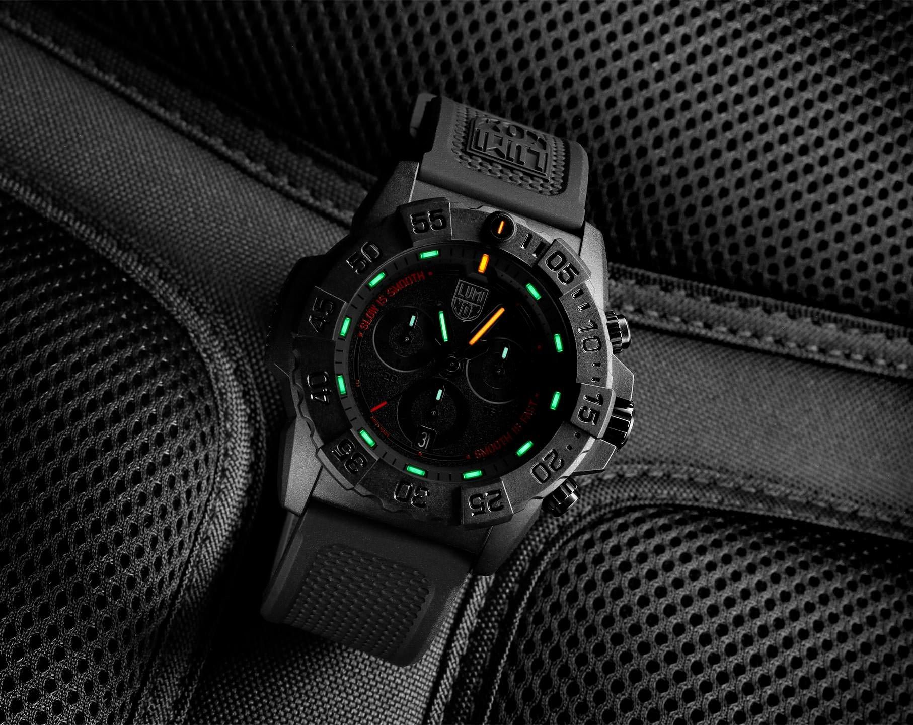 Luminox Navy SEAL 45 mm Watch in Black Dial