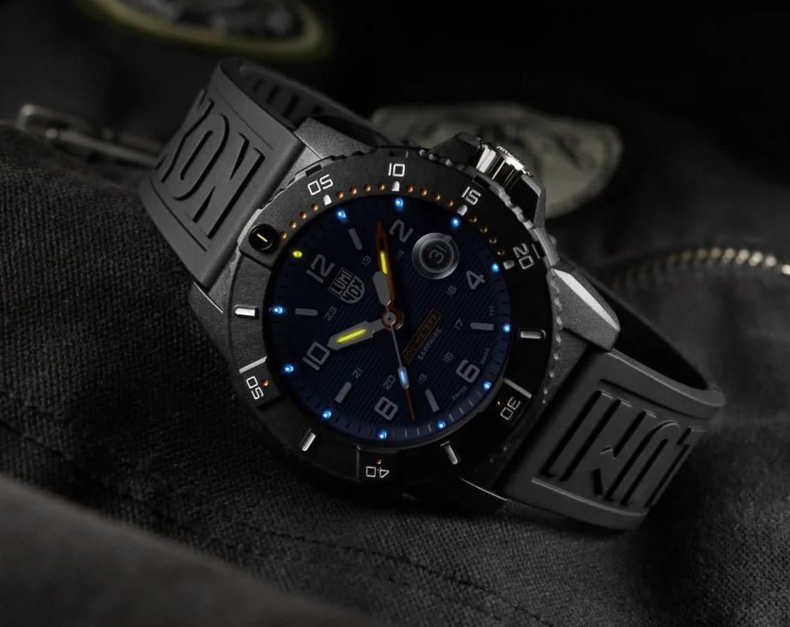 Luminox Navy SEAL Foundation  Blue Dial 45 mm Quartz Watch For Men - 6