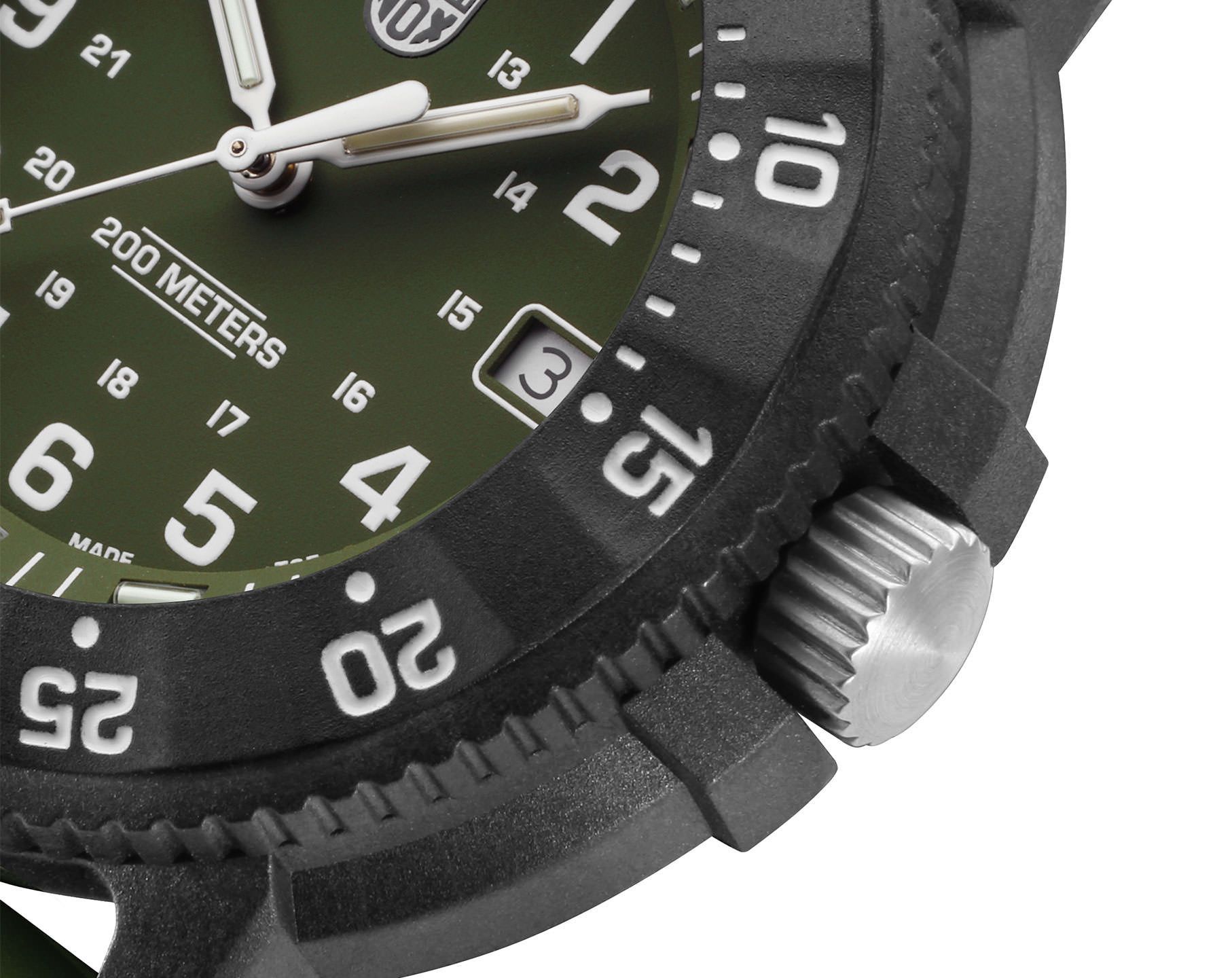 Luminox Original Navy SEAL  Green Dial 43 mm Quartz Watch For Men - 4