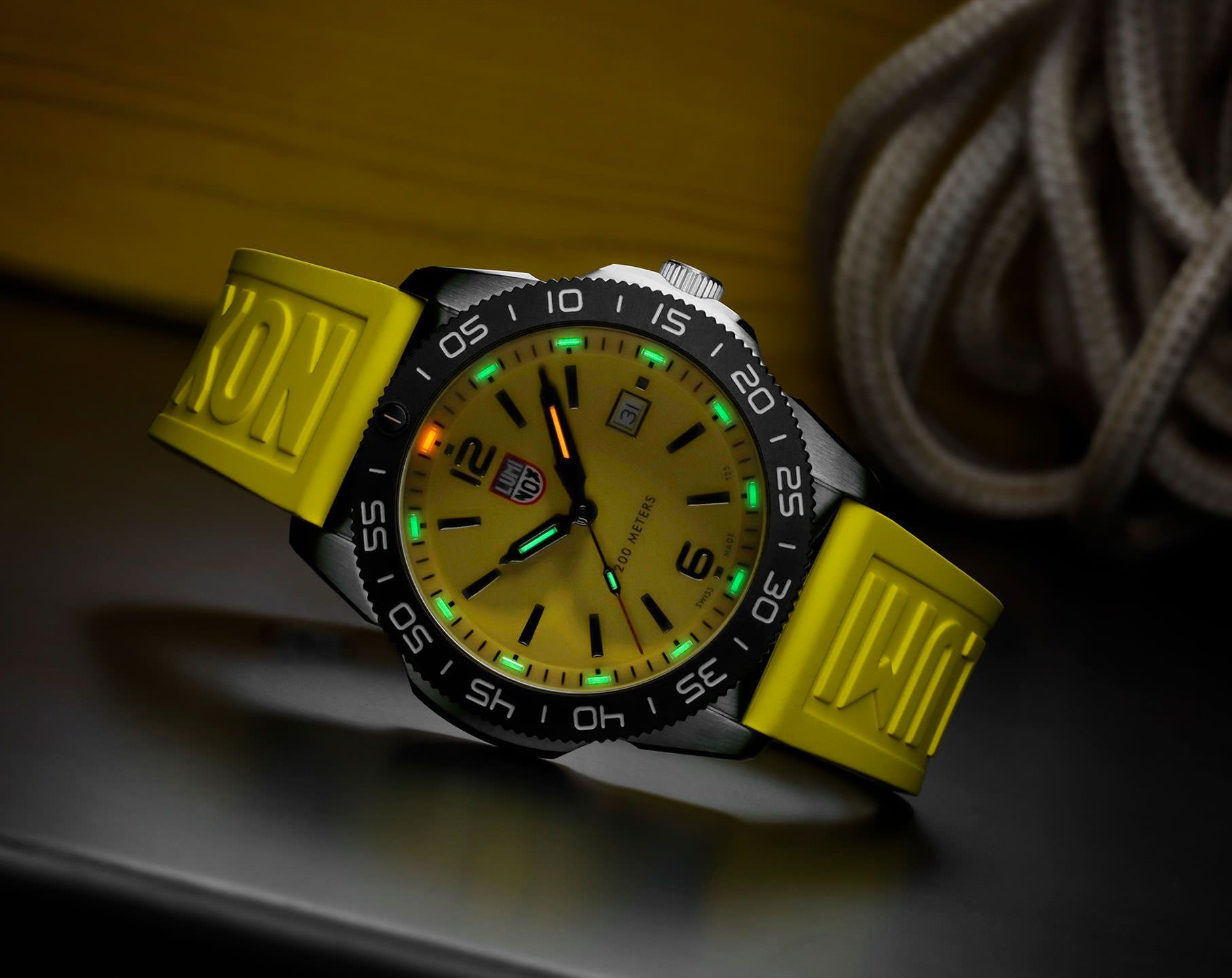 Luminox Pacific Diver  Yellow Dial 44 mm Quartz Watch For Men - 8