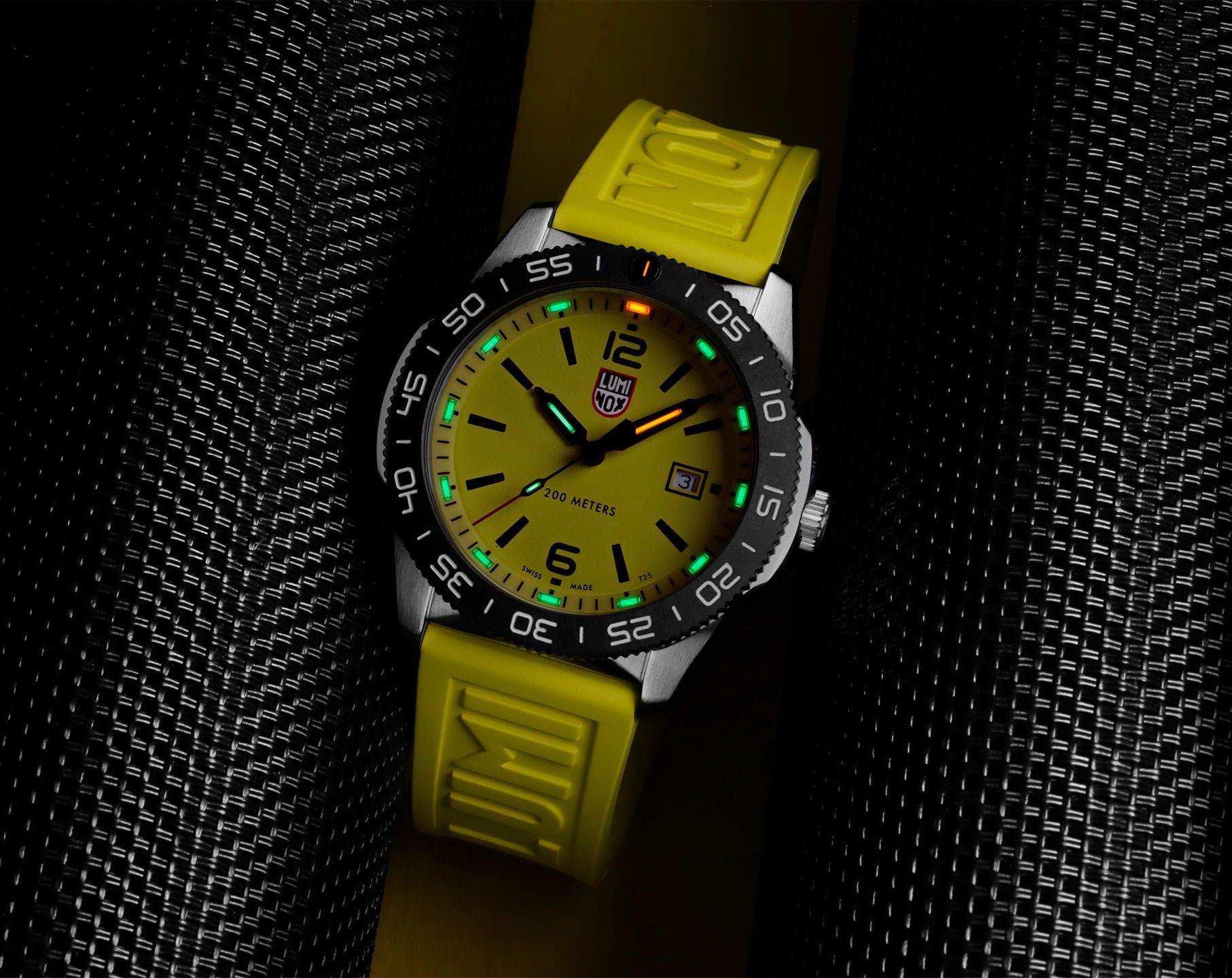 Luminox Pacific Diver  Yellow Dial 44 mm Quartz Watch For Men - 9