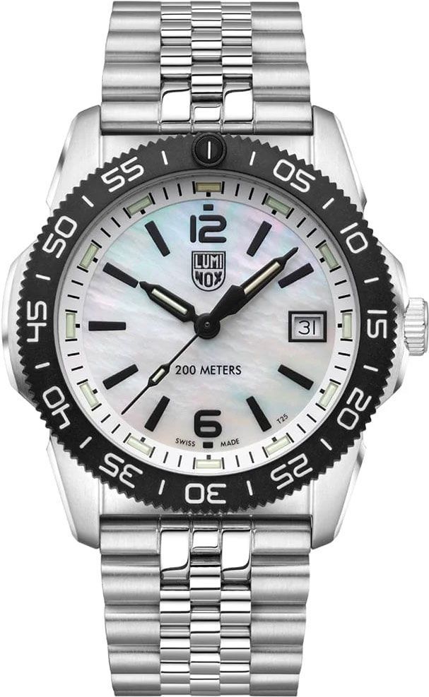 Luminox Pacific Diver  White MOP Dial 39 mm Quartz Watch For Men - 1