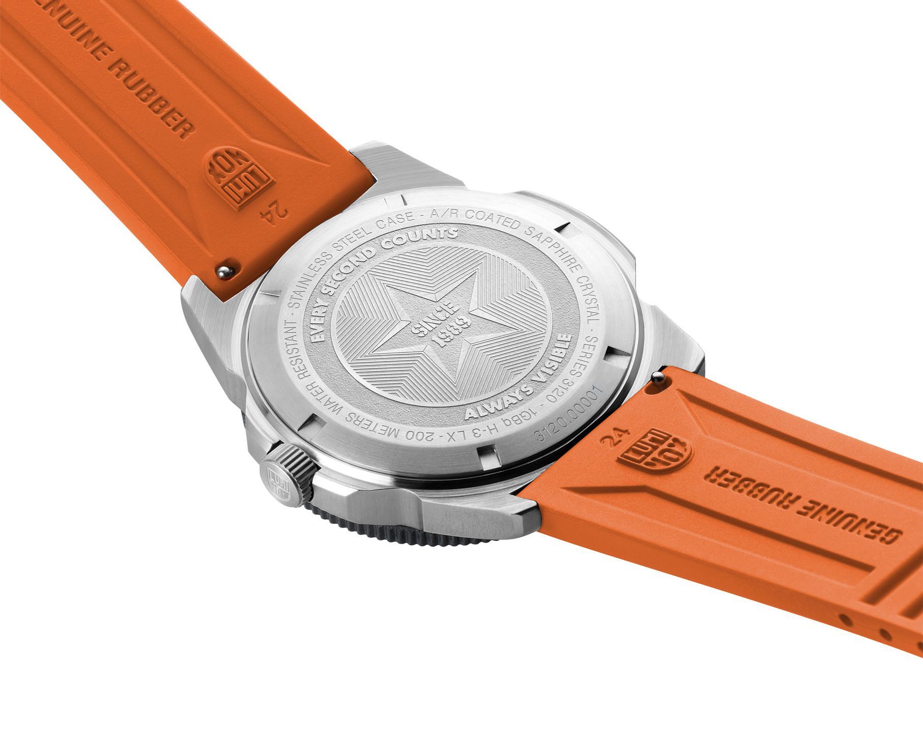 Luminox Pacific Diver  Orange Dial 44 mm Quartz Watch For Men - 6
