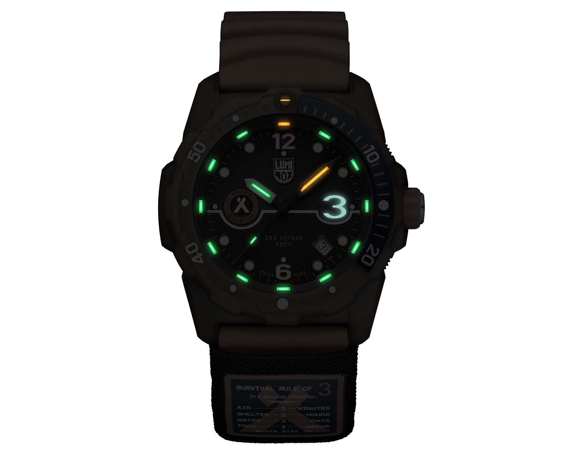 Luminox Bear Grylls Survival  Grey Dial 42 mm Quartz Watch For Men - 2