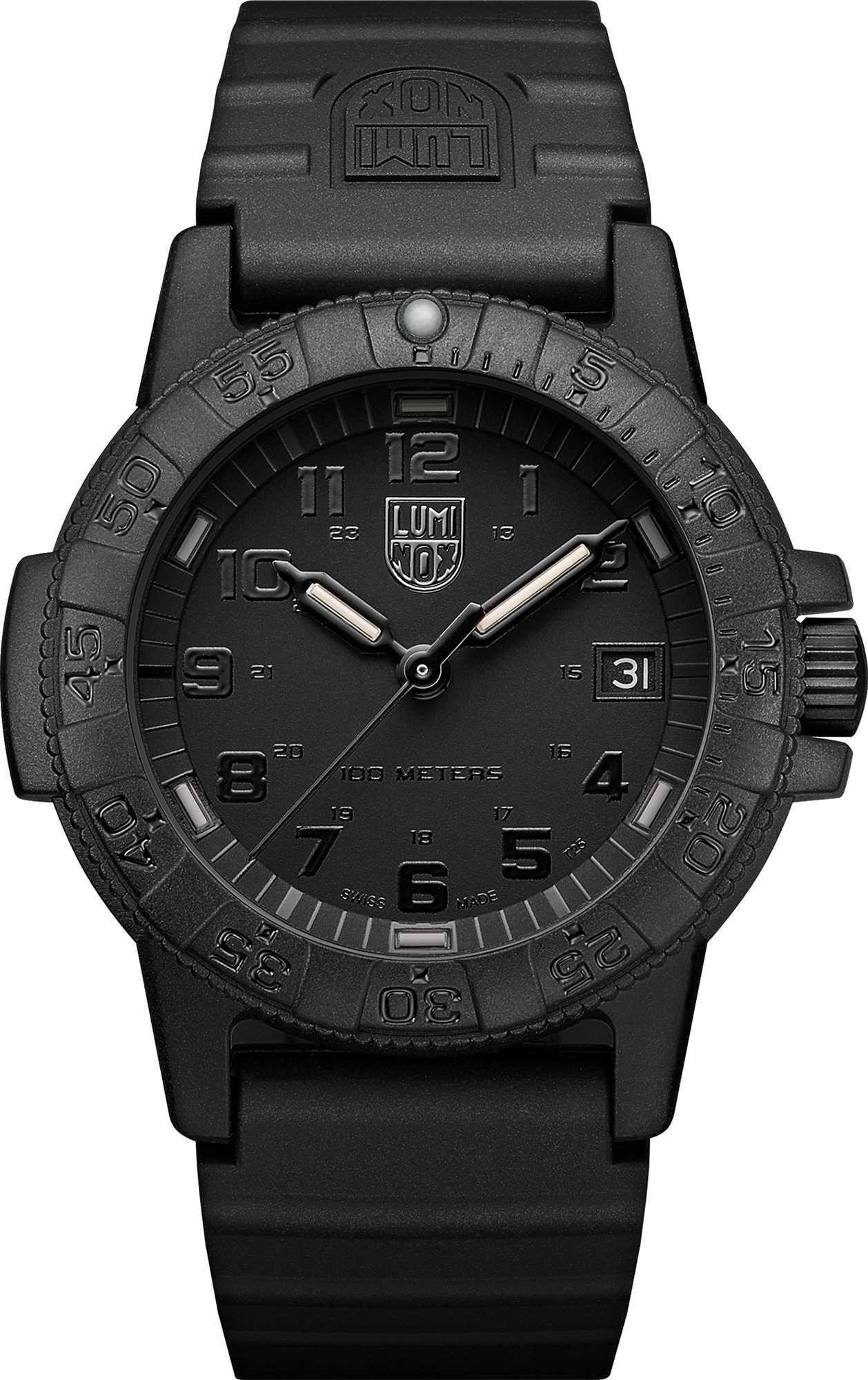 Luminox Leatherback SEA Turtle 39 mm Watch in Black Dial