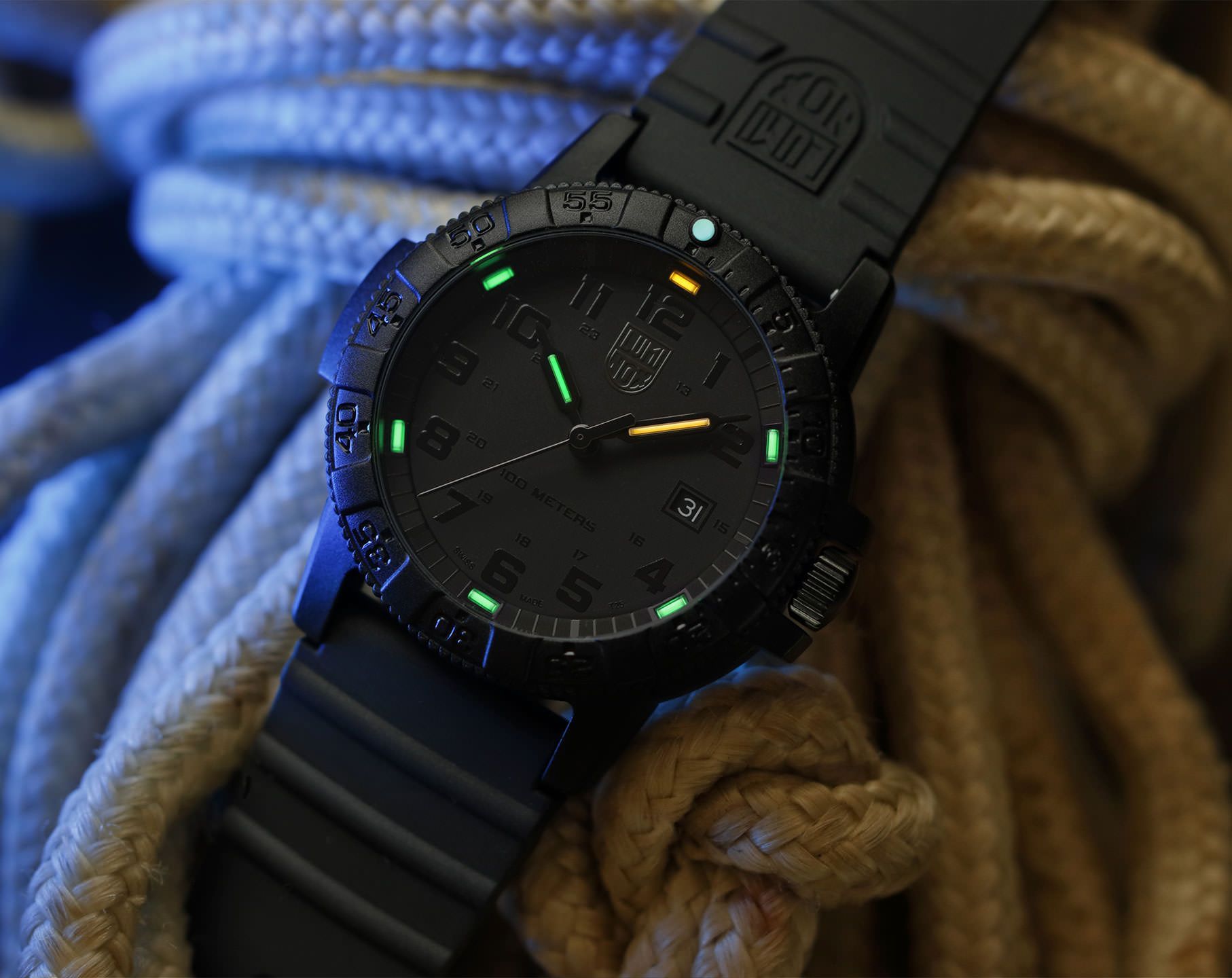 Luminox Leatherback SEA Turtle  Black Dial 44 mm Quartz Watch For Men - 2