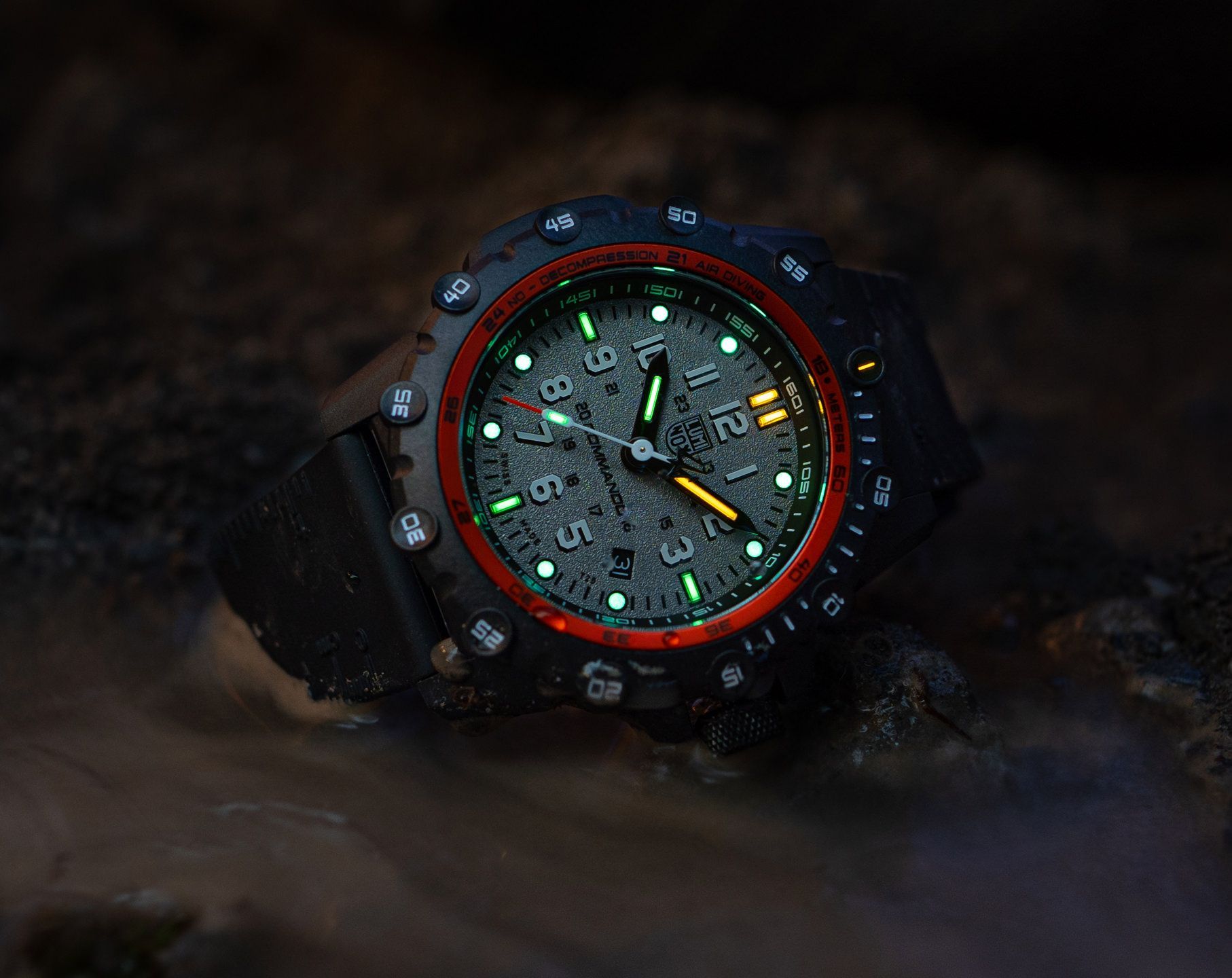 Luminox Commando  Black Dial 46 mm Quartz Watch For Men - 5