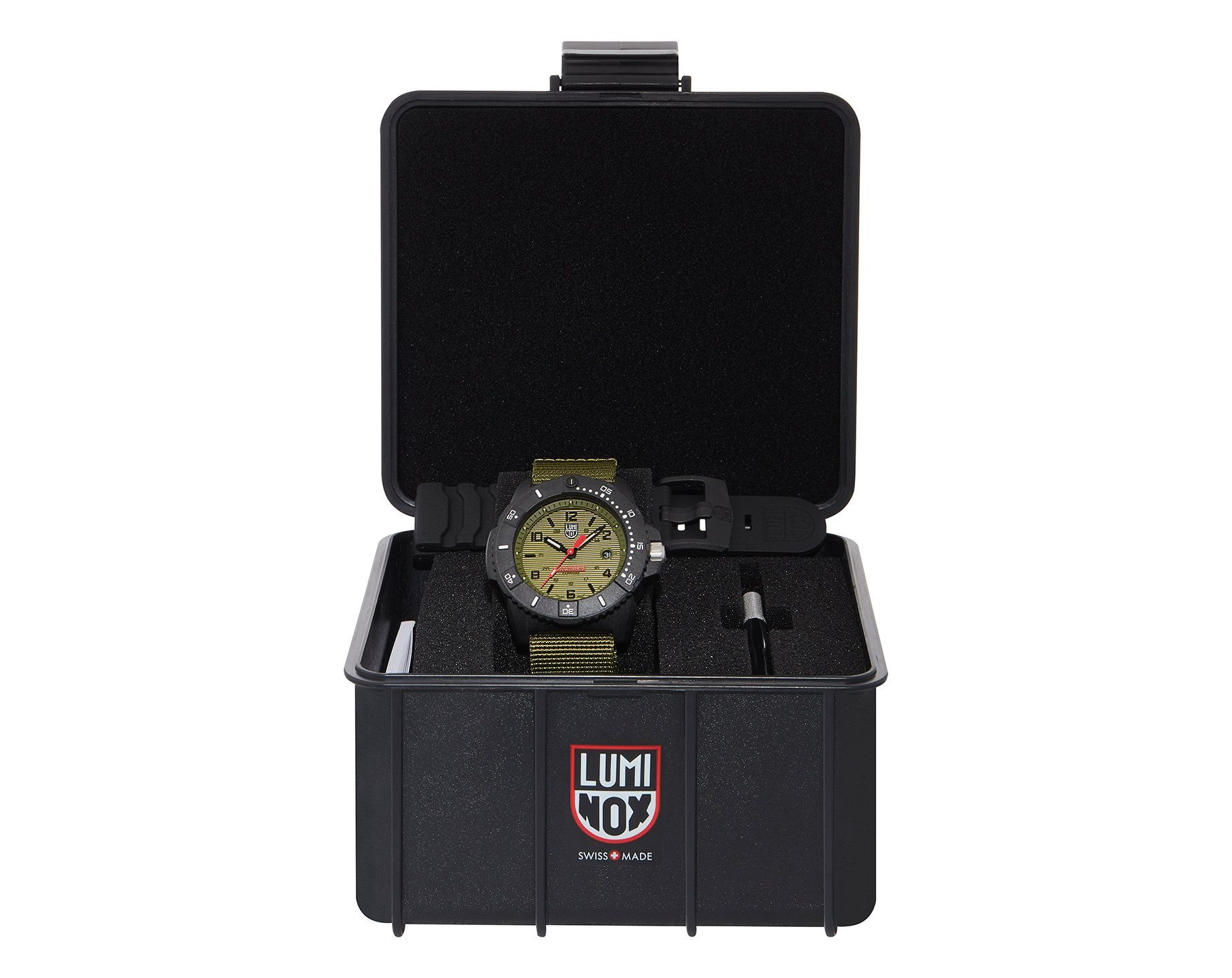 Luminox Original Navy SEAL  Green Dial 45 mm Quartz Watch For Men - 9