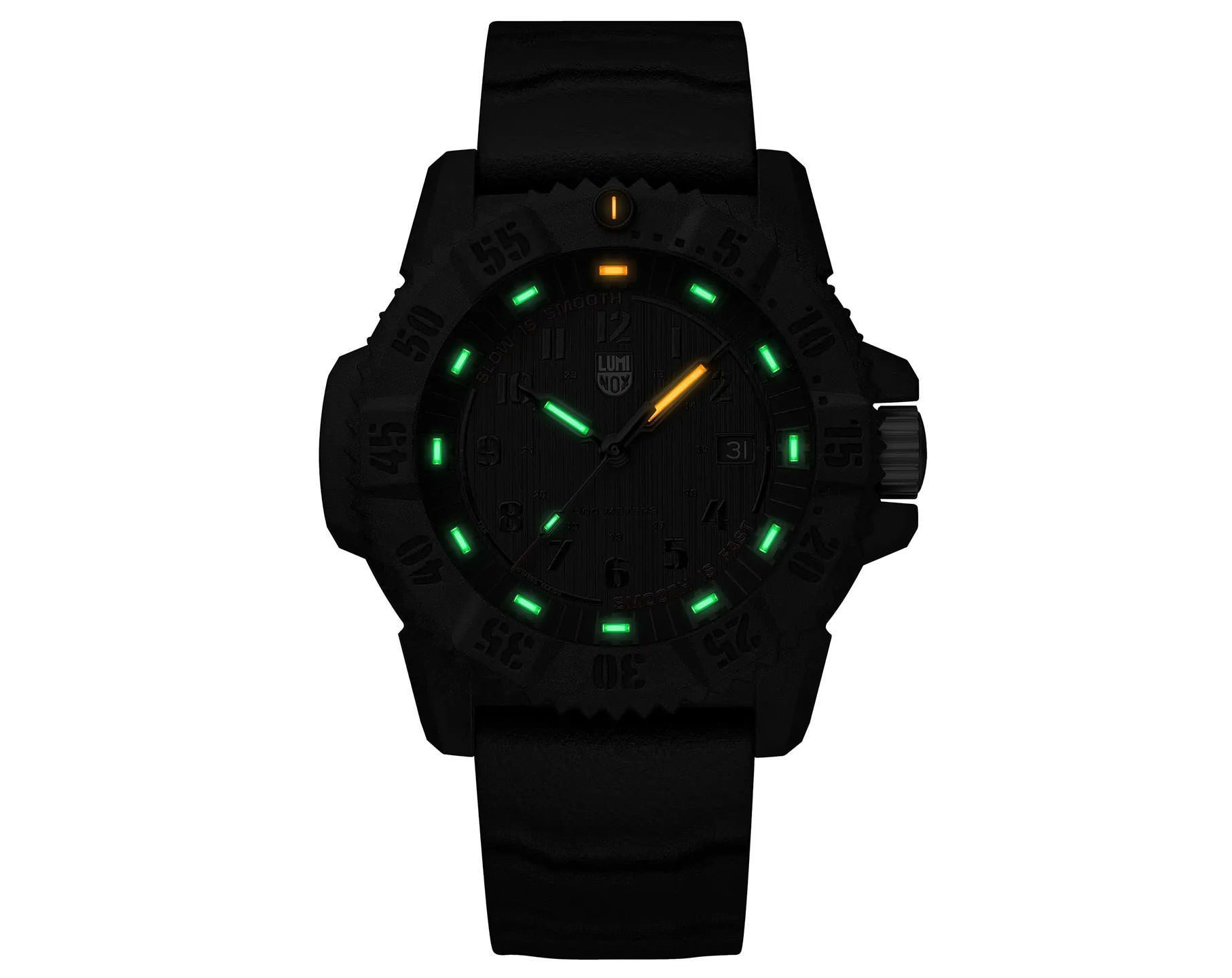 Luminox Master Carbon SEAL  Grey Dial 46 mm Quartz Watch For Men - 3