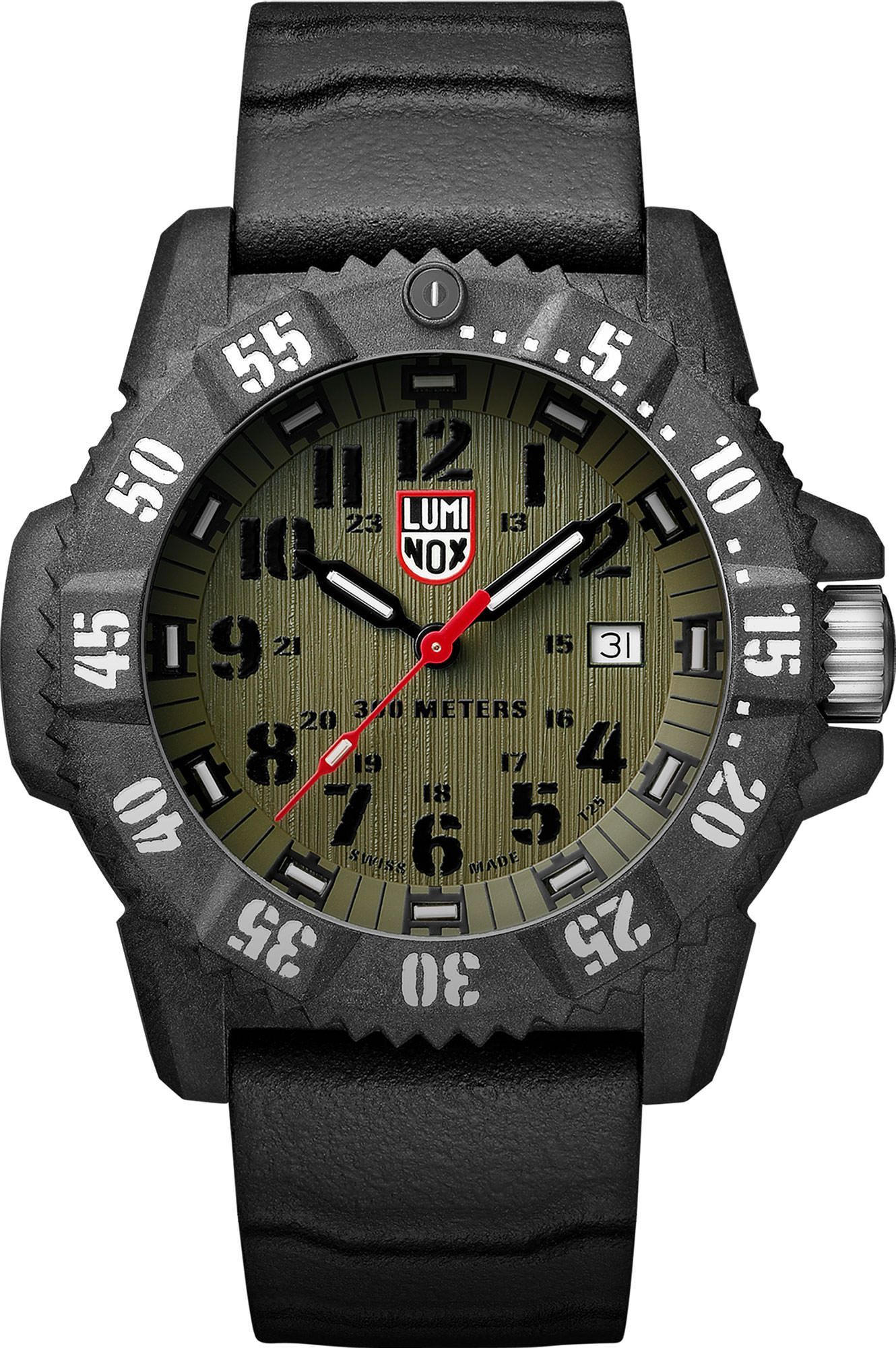 Luminox Master Carbon SEAL  Green Dial 46 mm Quartz Watch For Men - 1